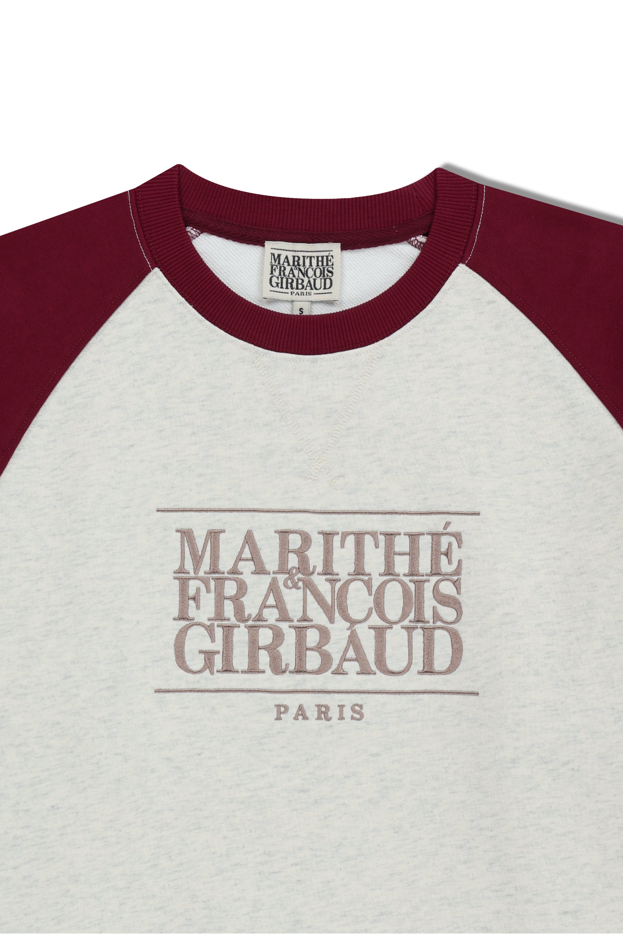 Cl Color Bl Raglan Sweatshirt Burgundy
