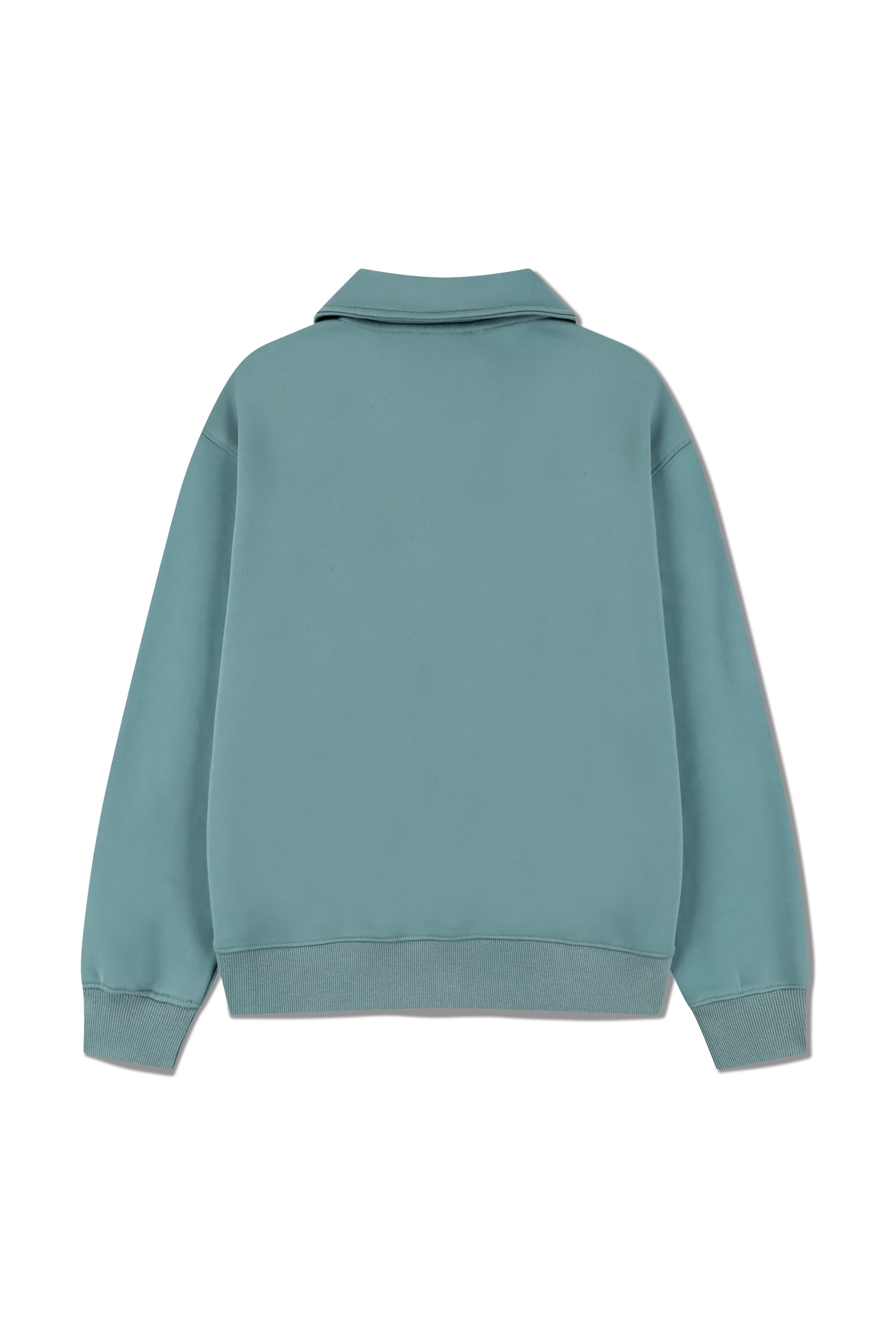 Classic Logo Half Zipup Sweatshirt Mint Gray