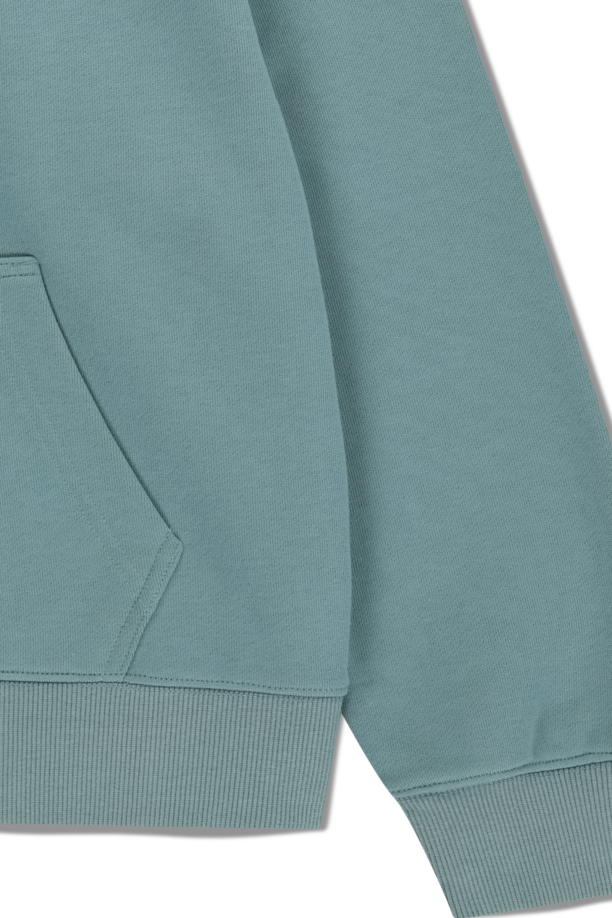 Classic Logo Half Zipup Sweatshirt Mint Gray