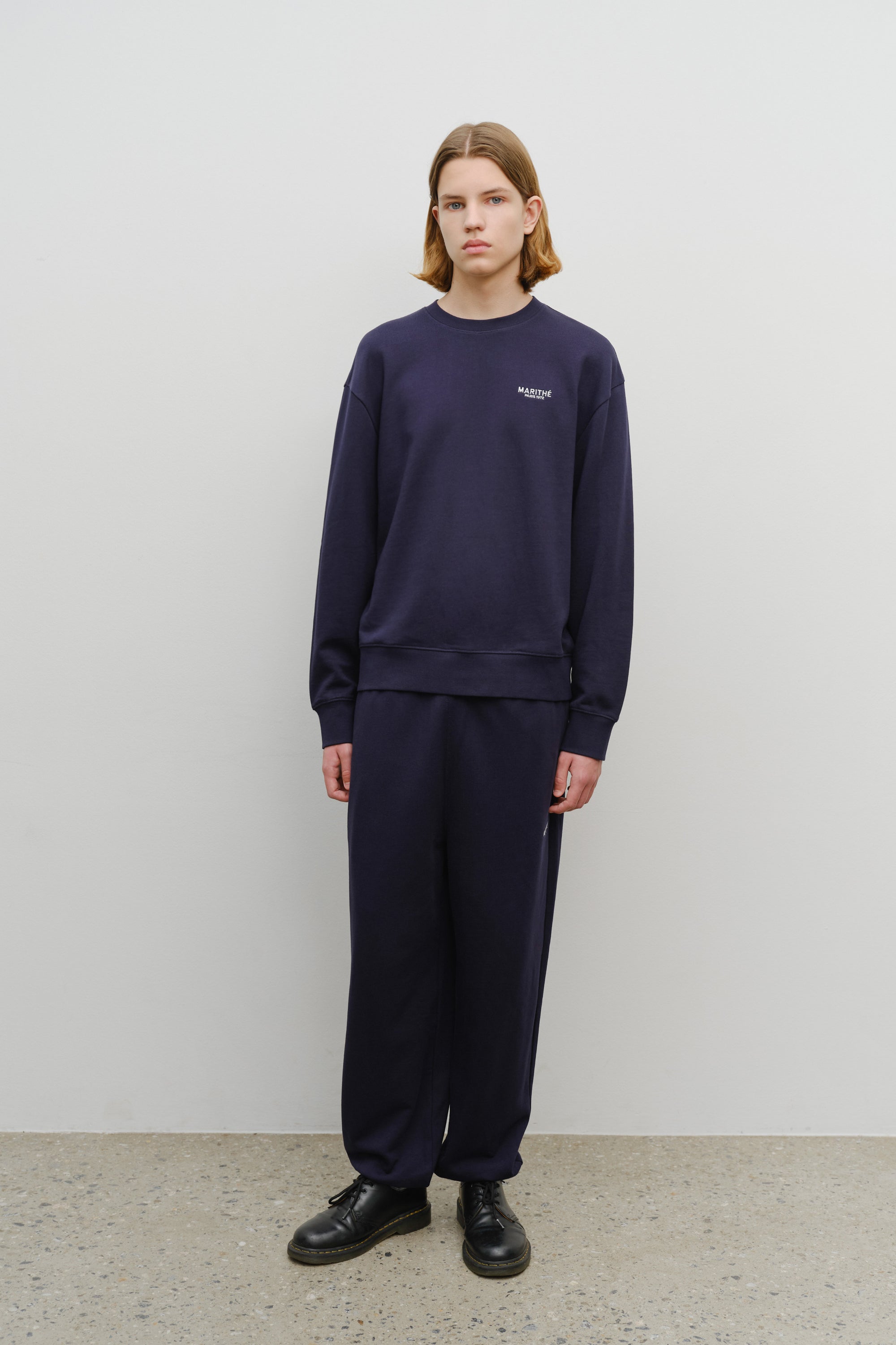 Regular Logo Sweat Set-Up Navy