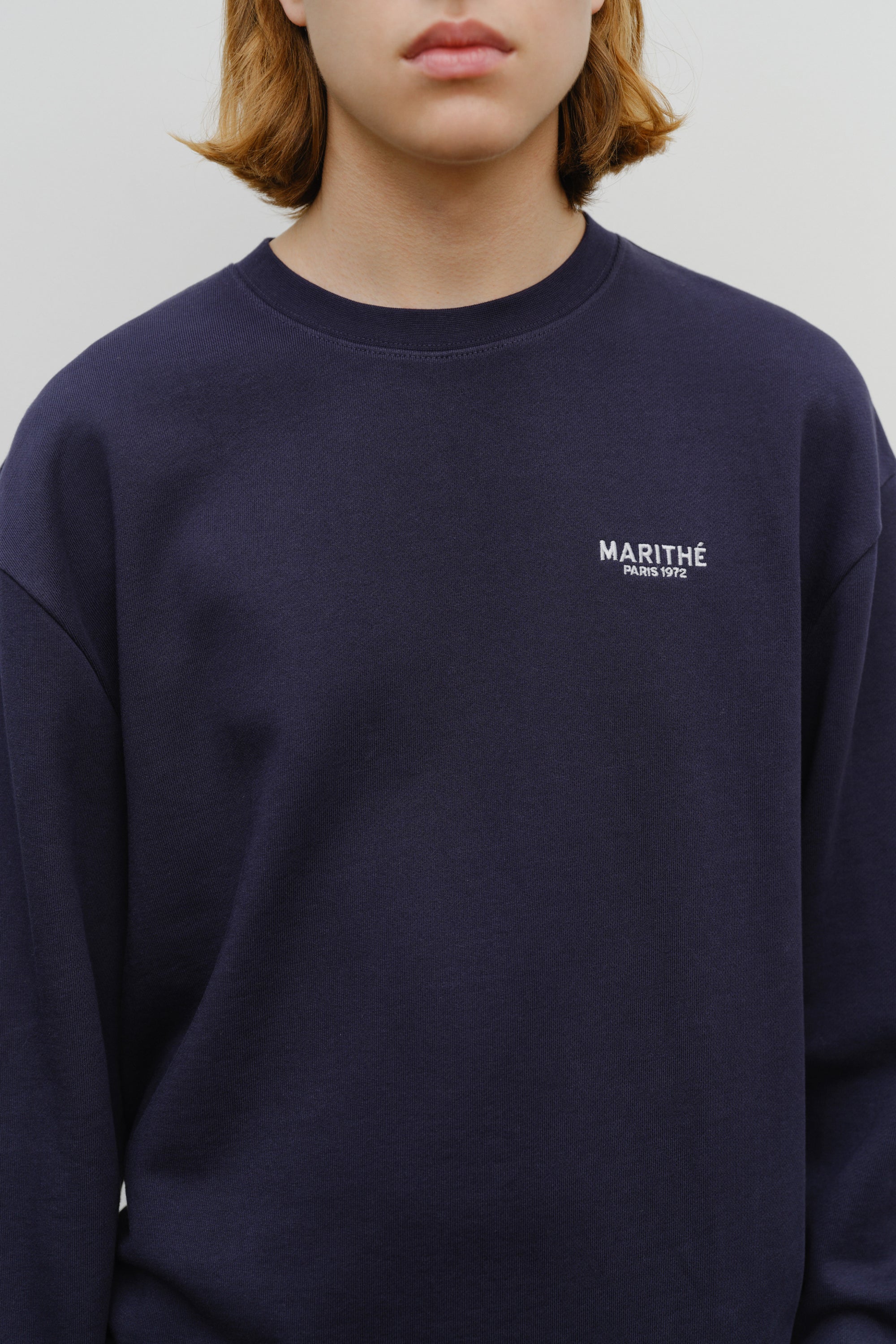 Regular Logo Sweat Set-Up Navy