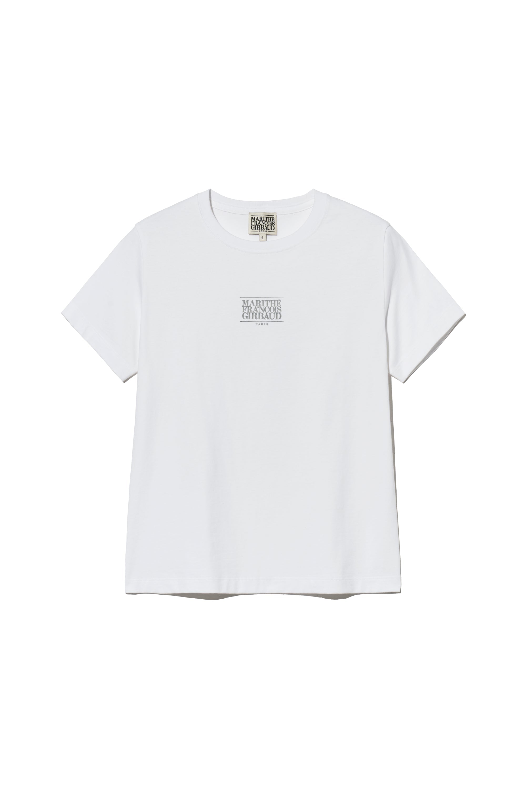 W Small Classic Logo Tee White