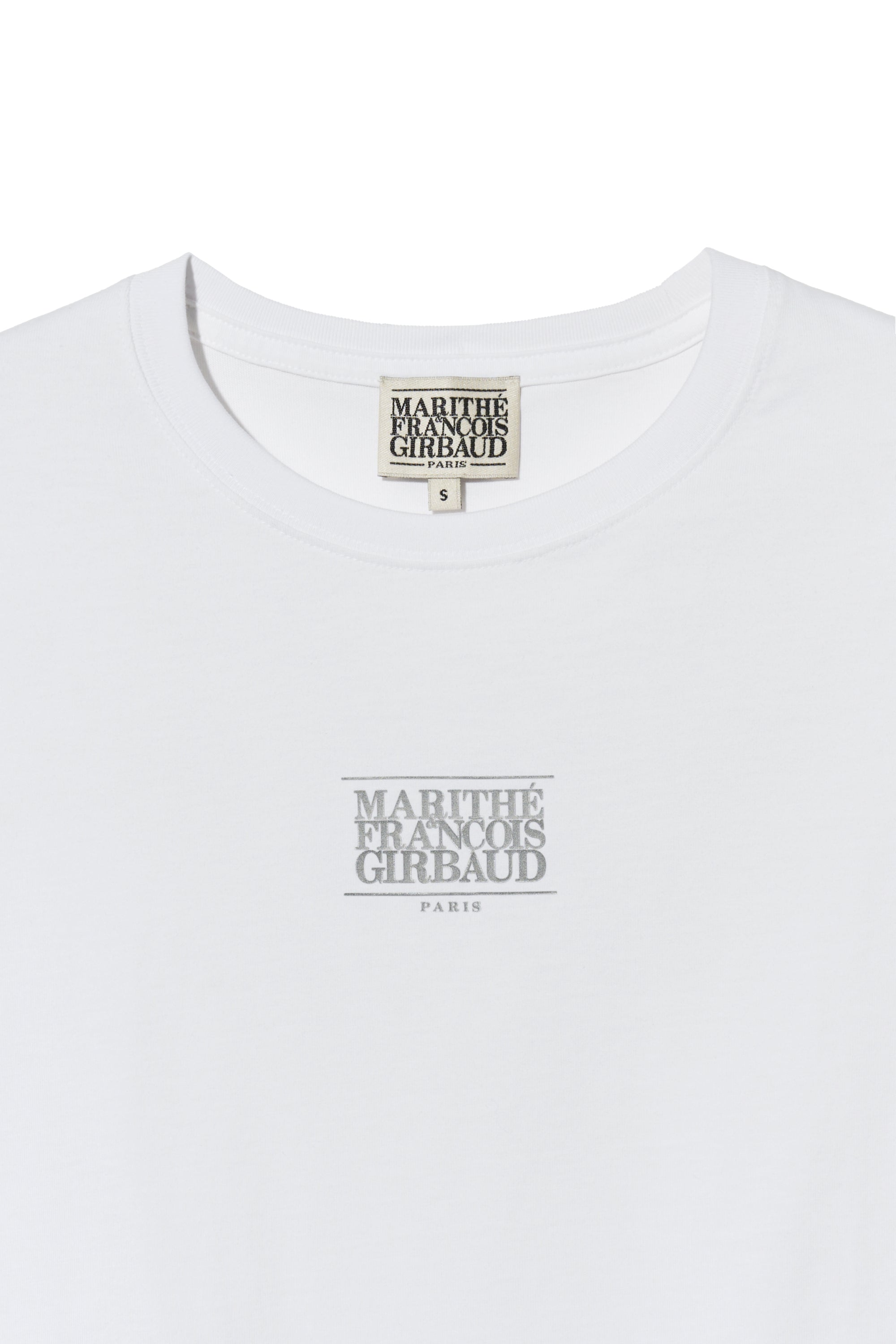 W Small Classic Logo Tee White