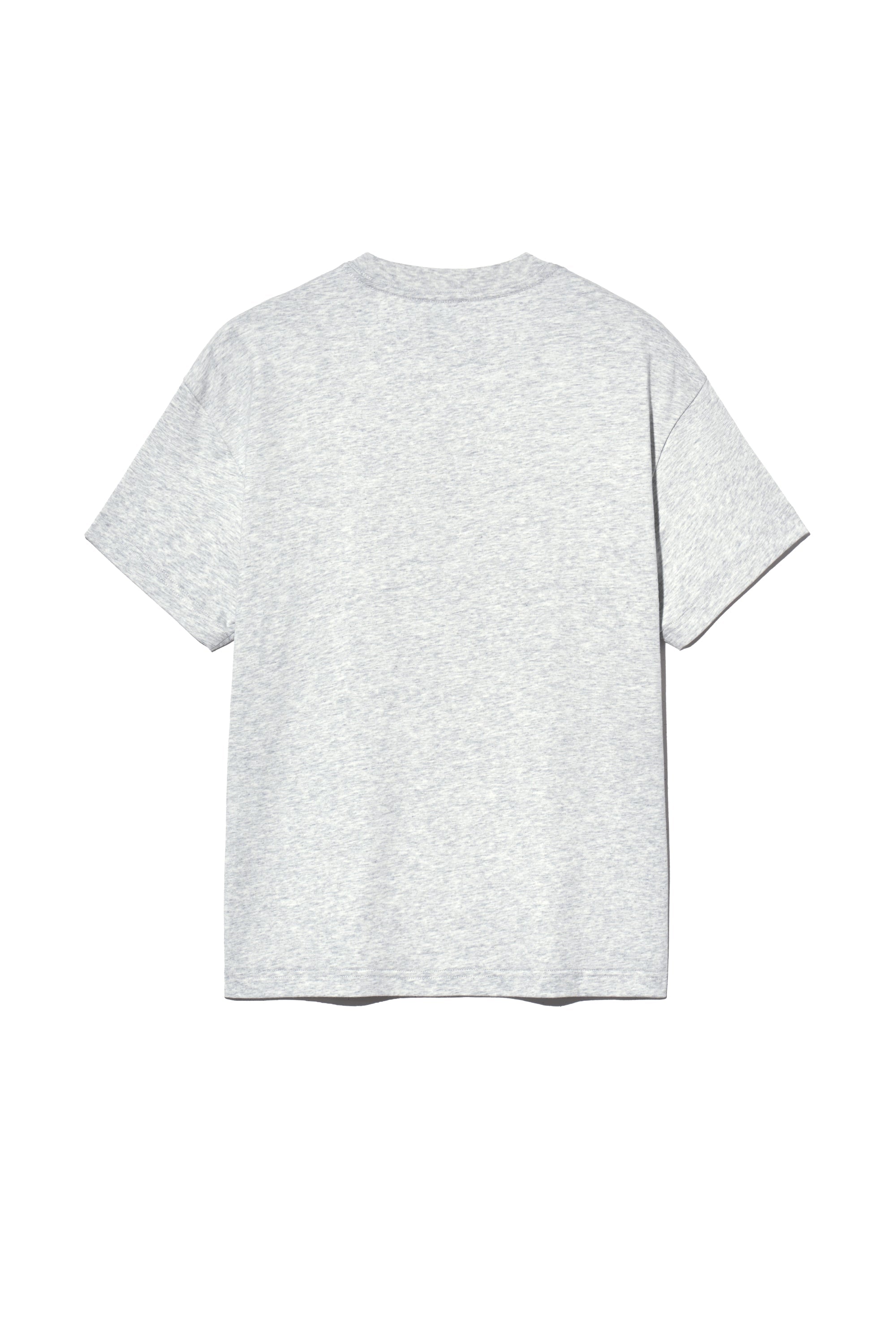 Doodle Bear Image Graphic Tee Light Heather Gray