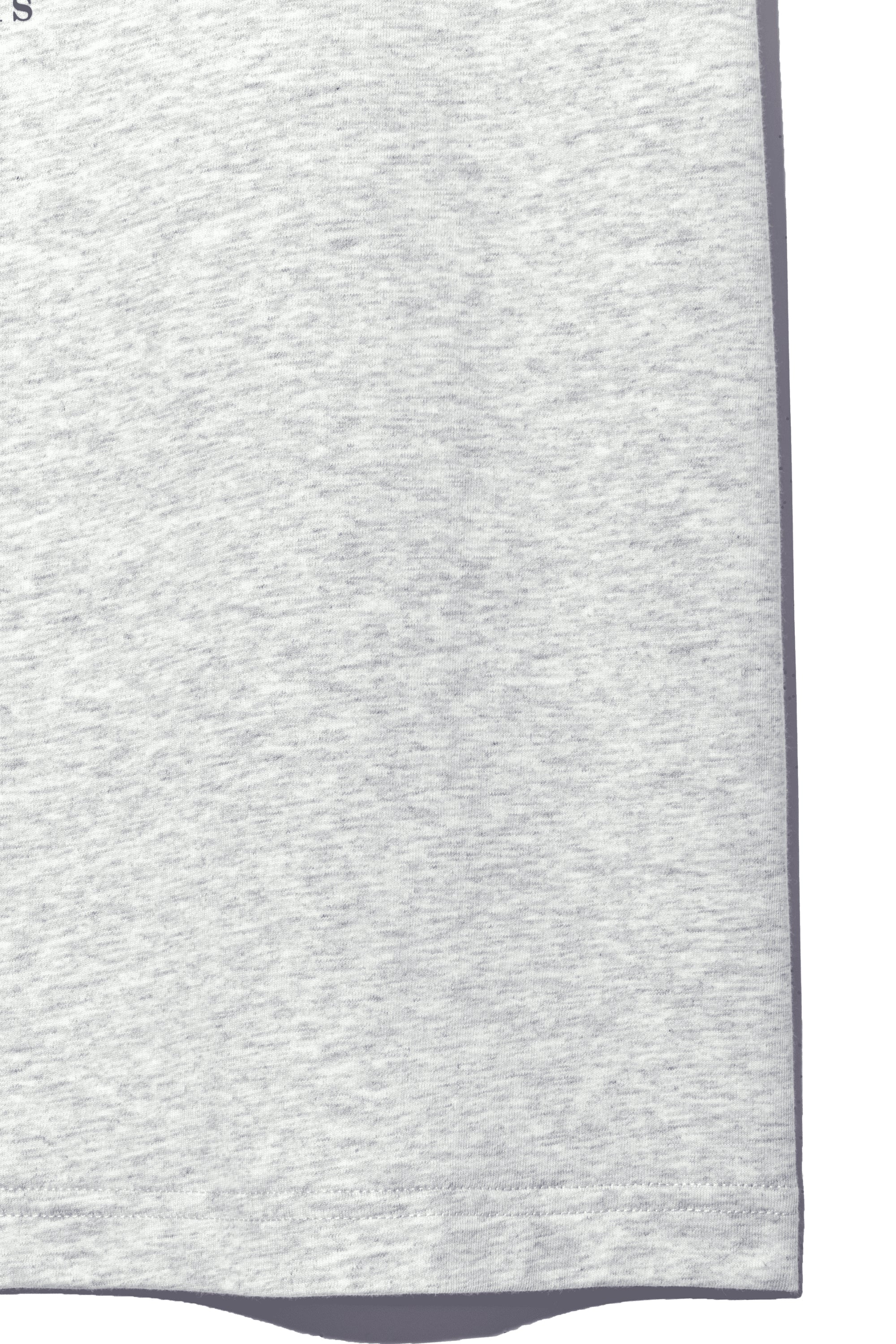 Doodle Bear Image Graphic Tee Light Heather Gray