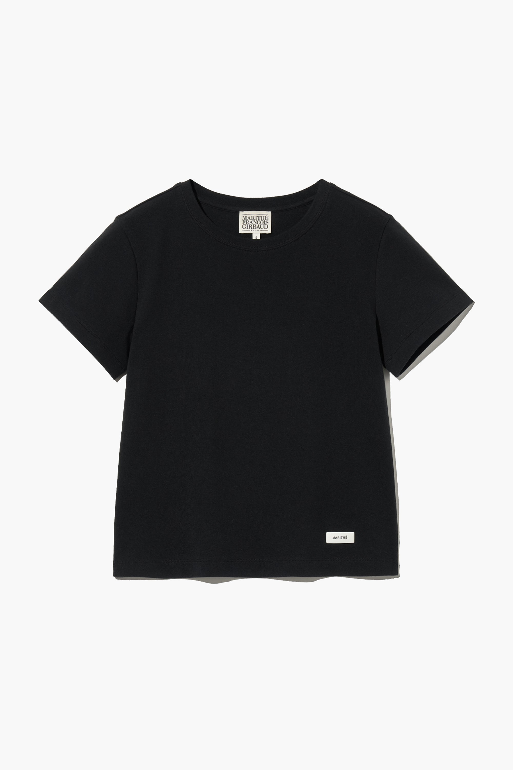 W Basic Tee Black