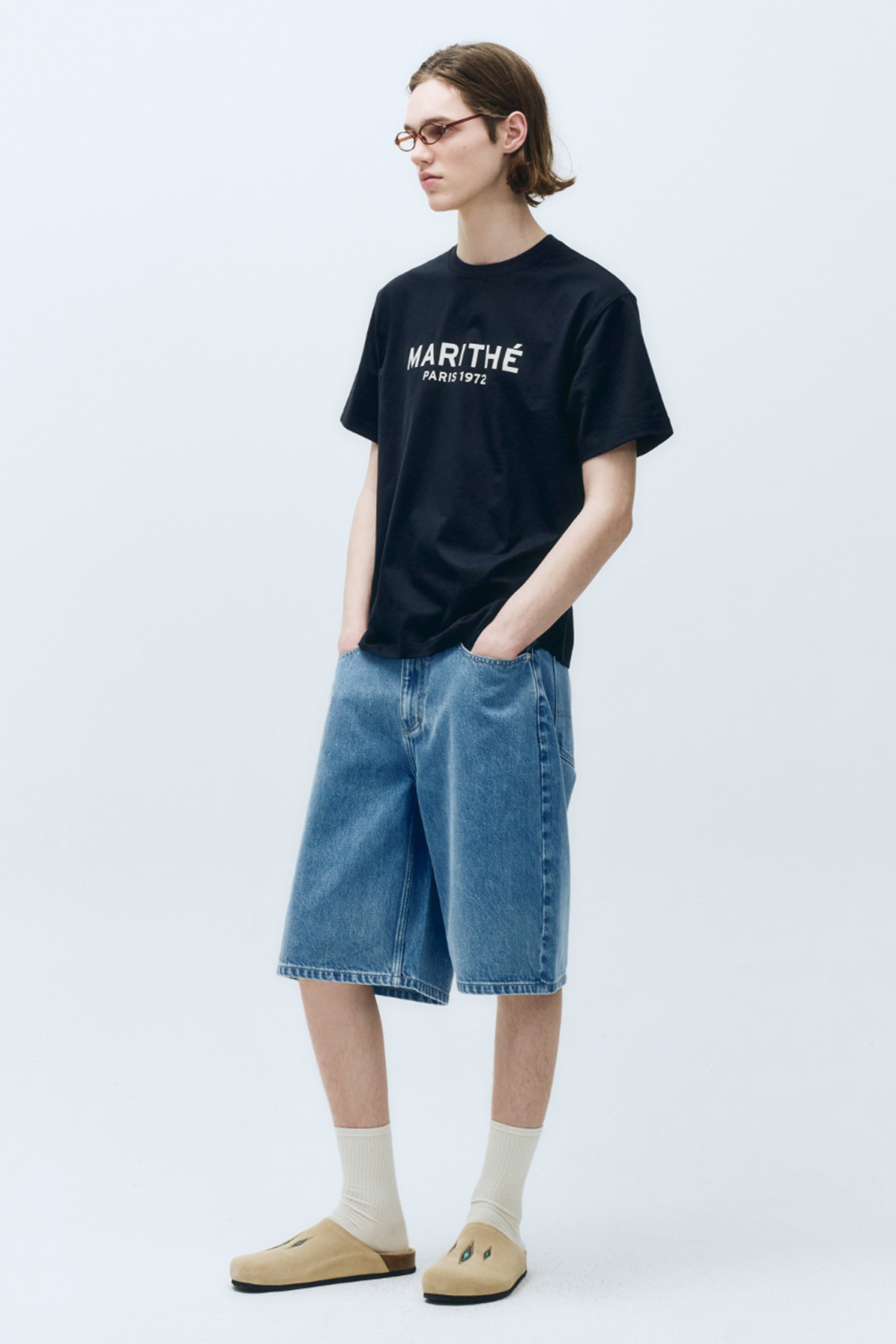 Regular Logo Tee Navy