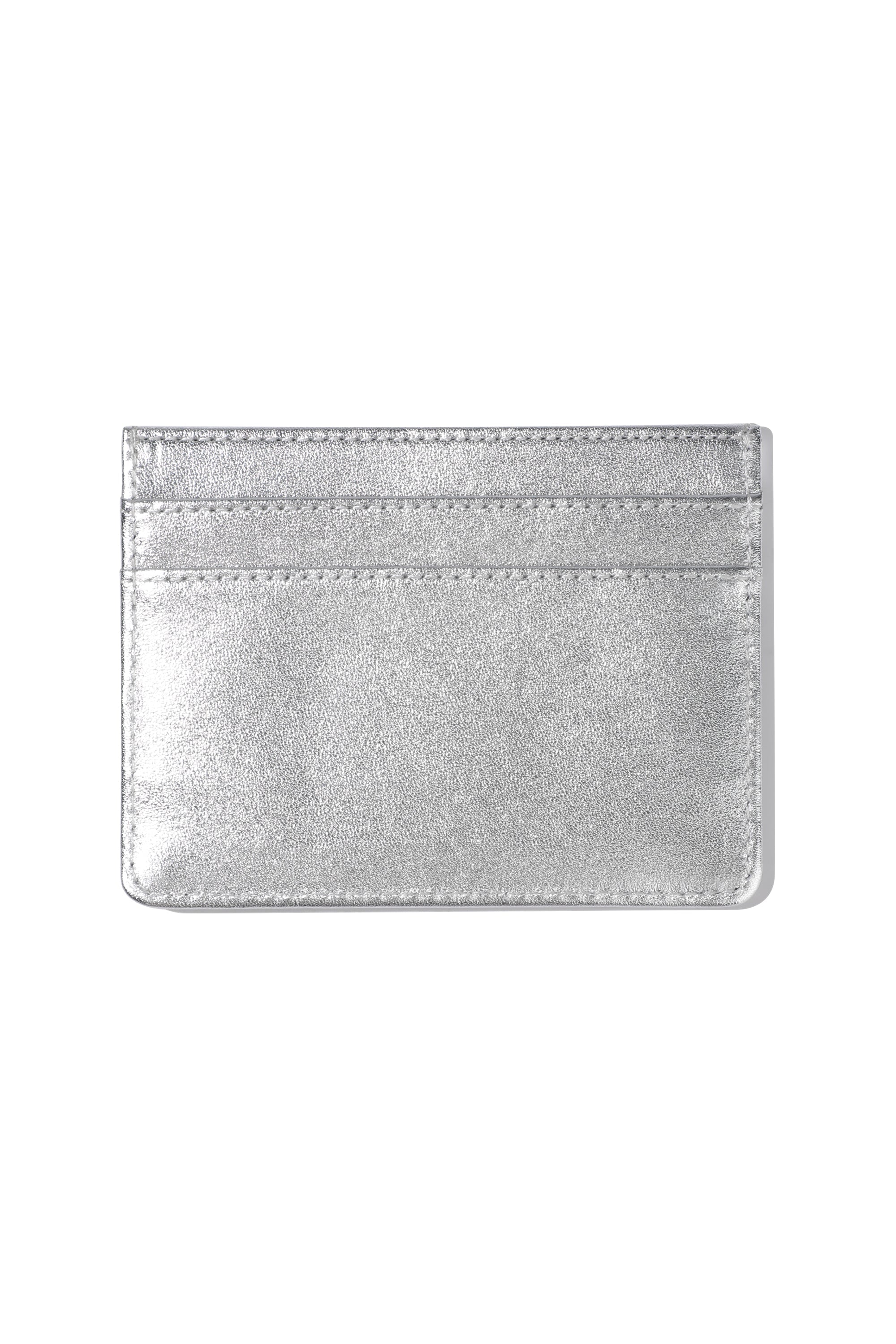 Classic Logo Card Wallet Silver