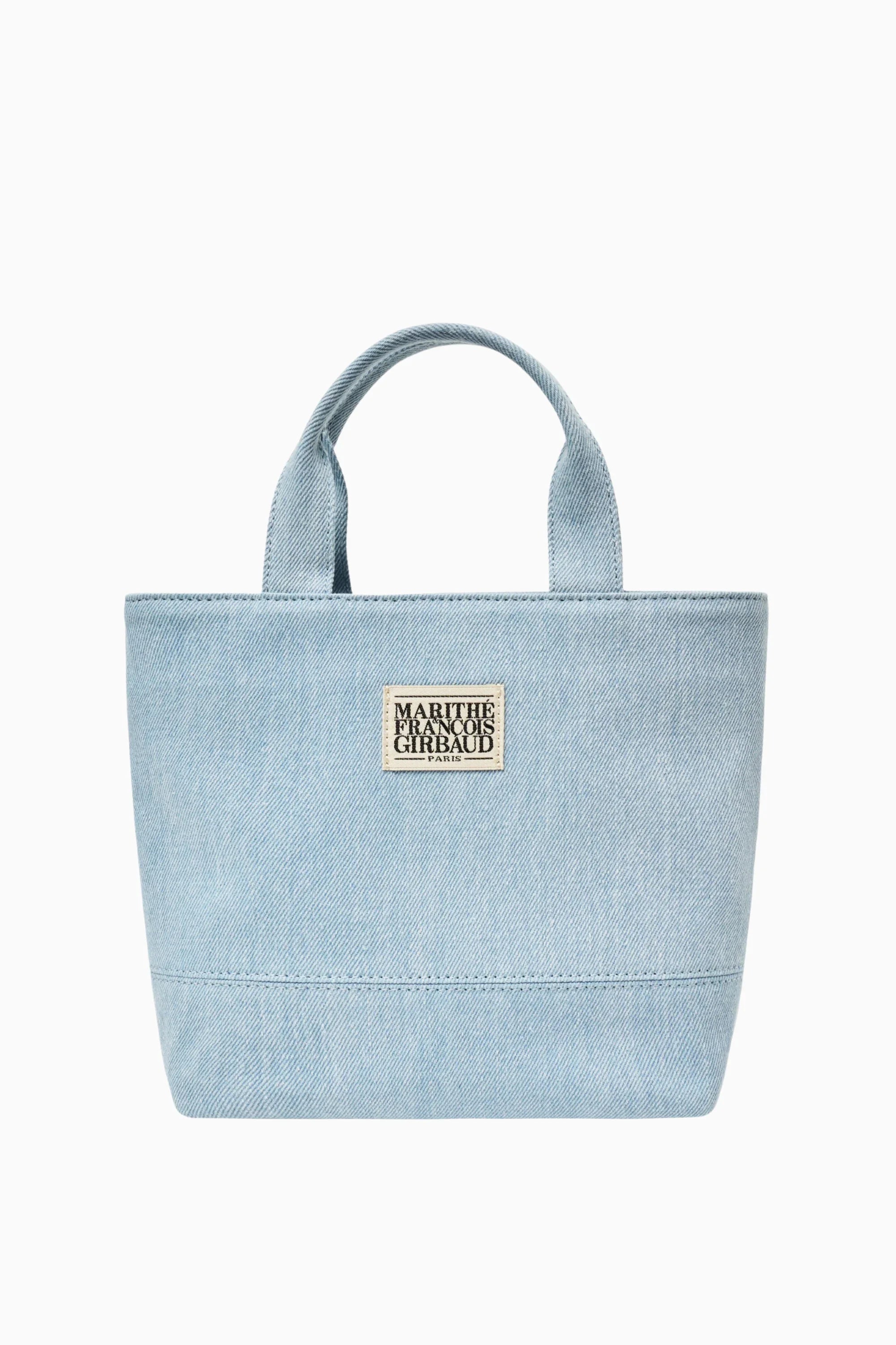 Classic Logo Canvas Tote Bag Light Blue