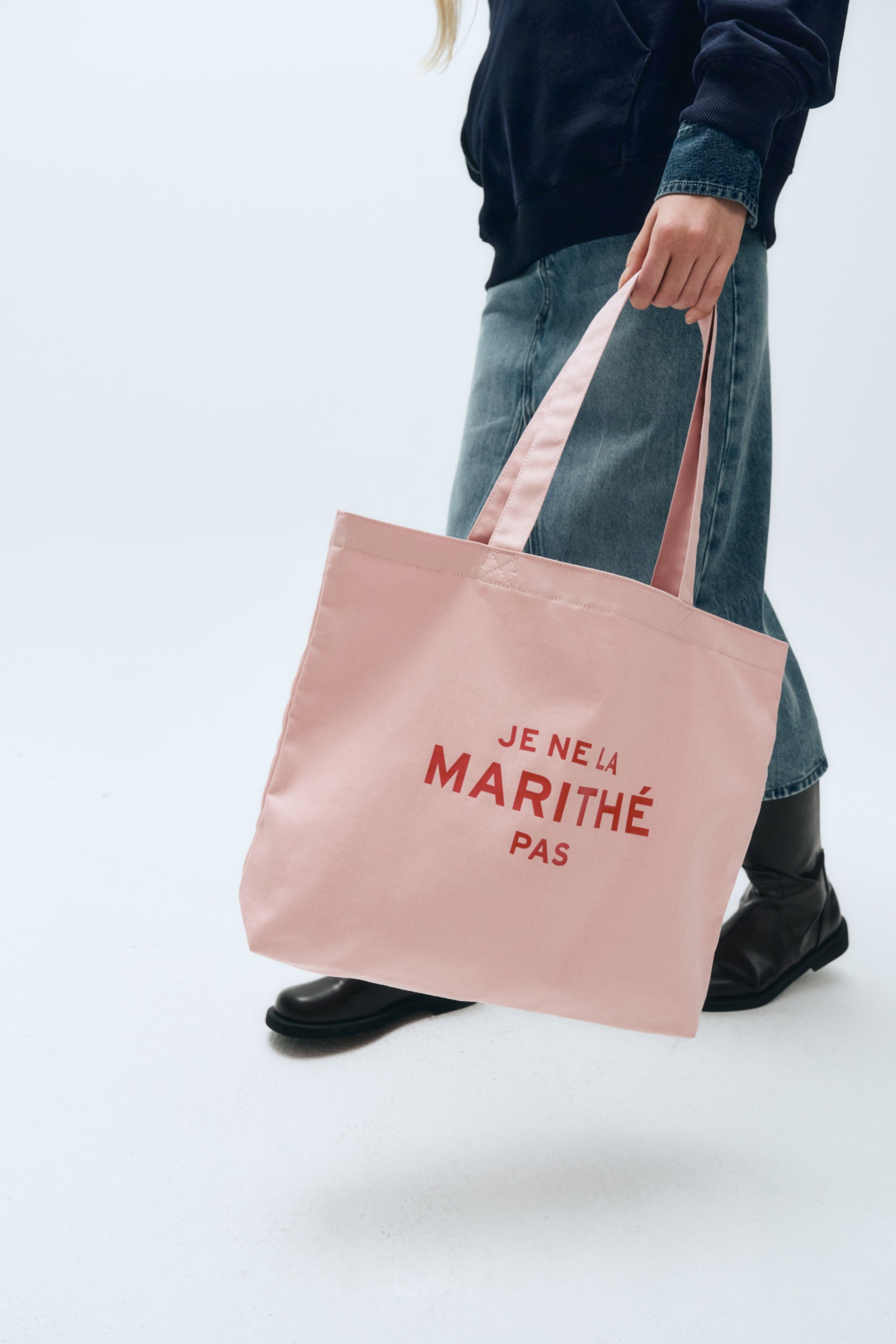 Je Ne La Eco Bag Baby Pink
