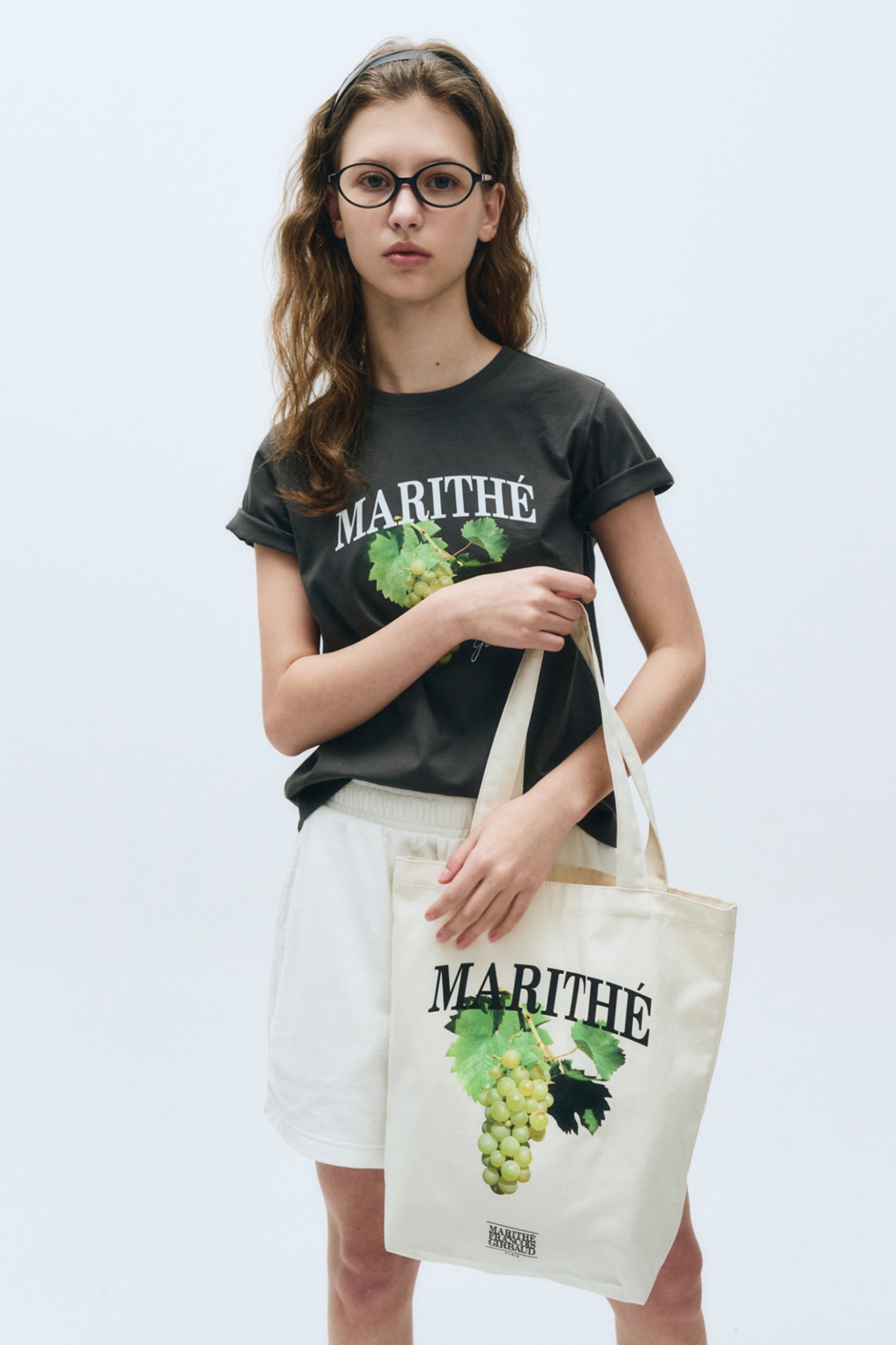 Grape Graphic Eco Bag Natural