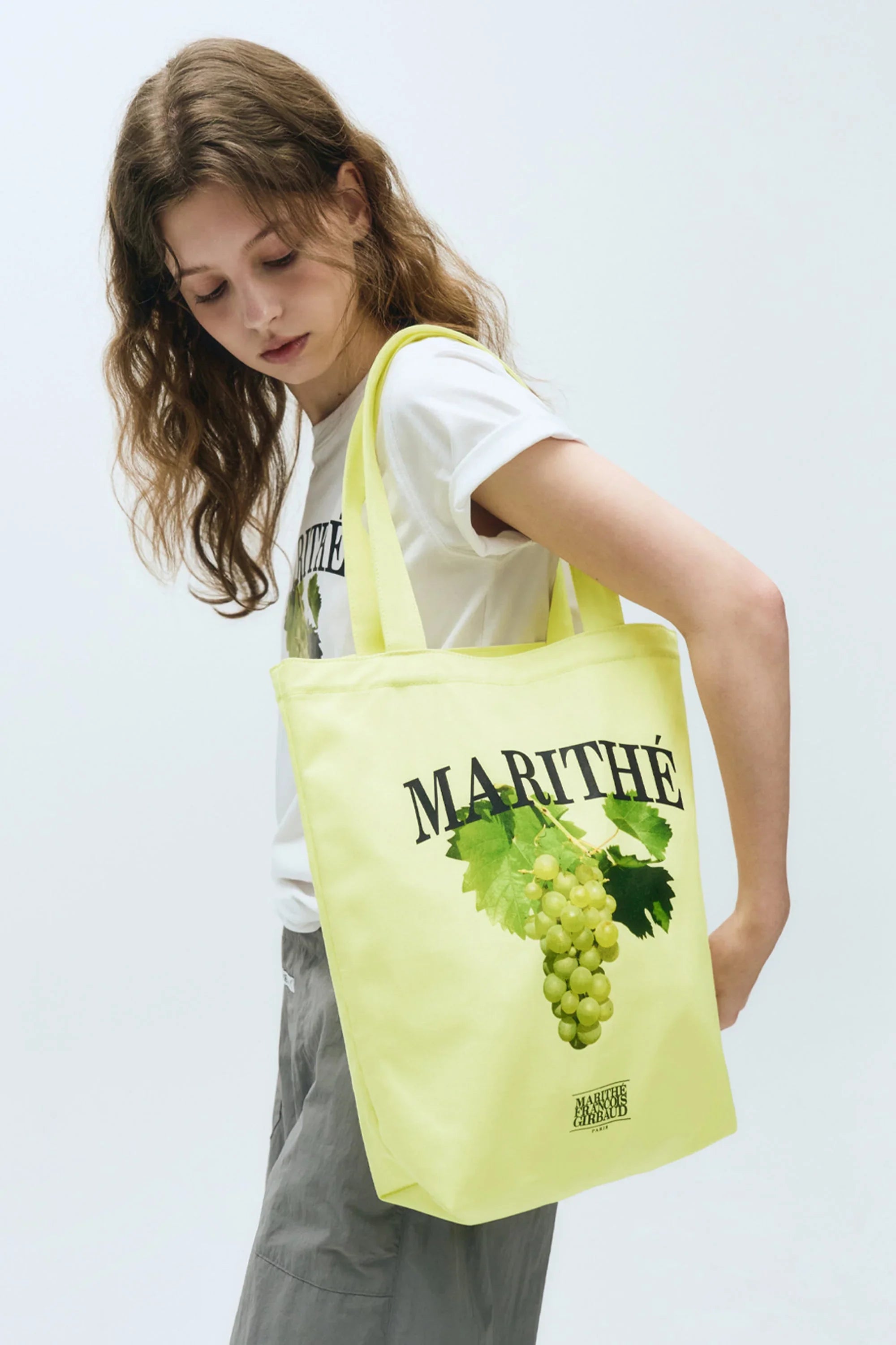 Grape Graphic Eco Bag Natural