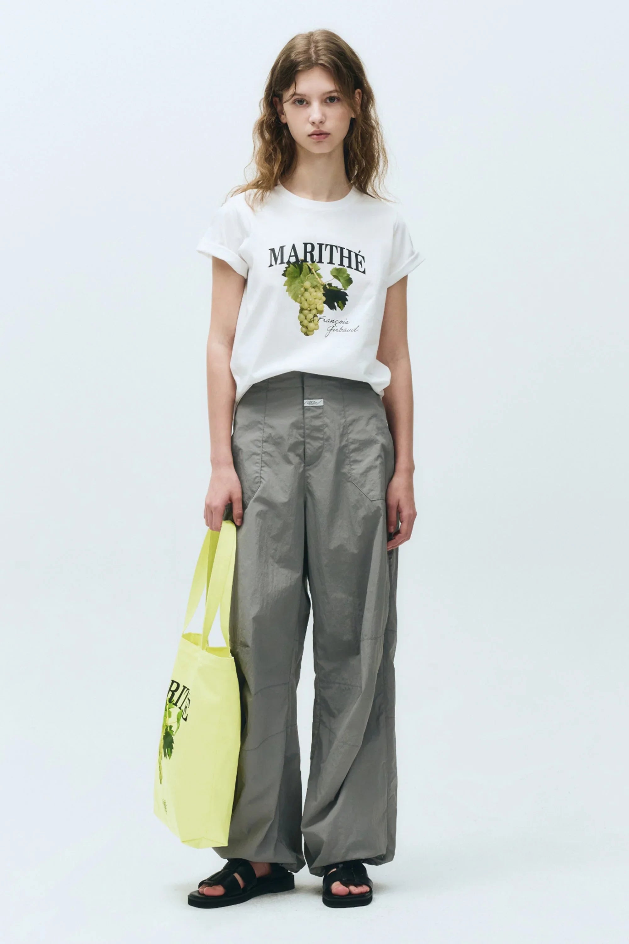 Grape Graphic Eco Bag Natural