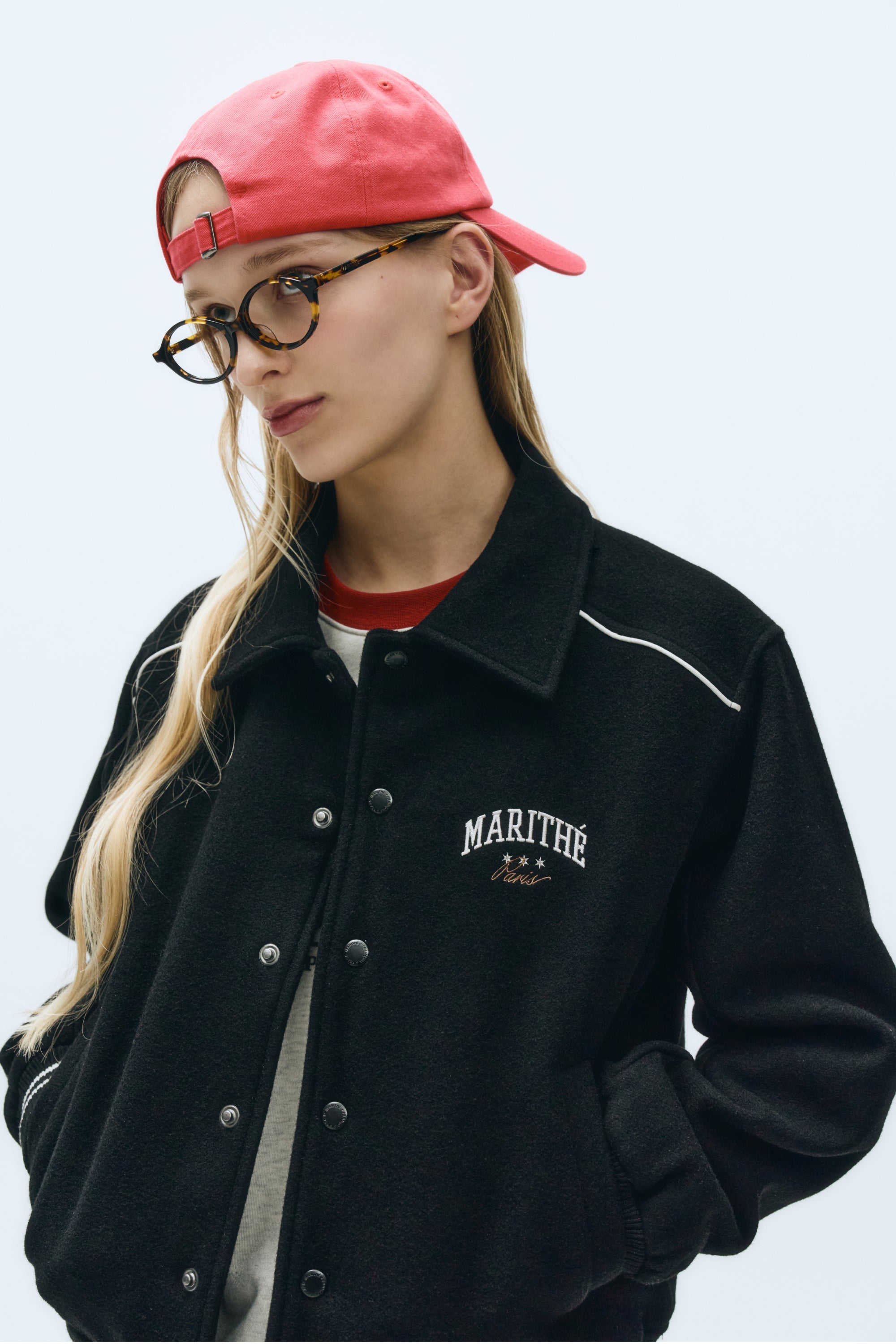 Vintage Baseball Graphic Cap Red