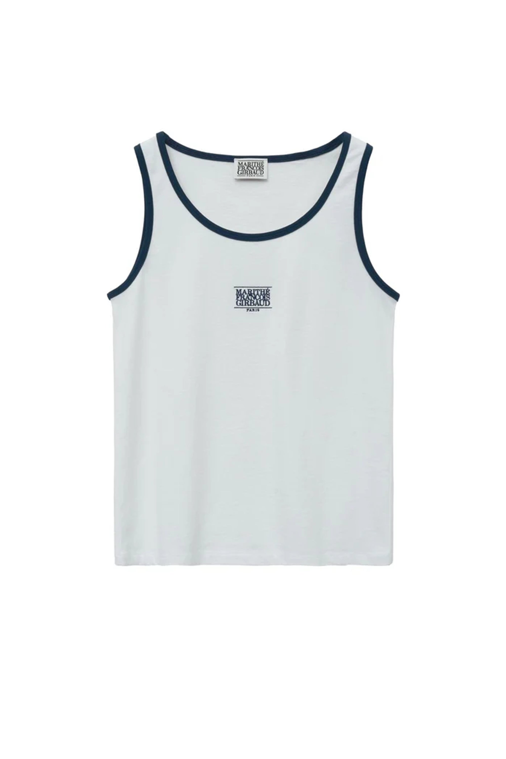 W Classic Logo Sleeveless White