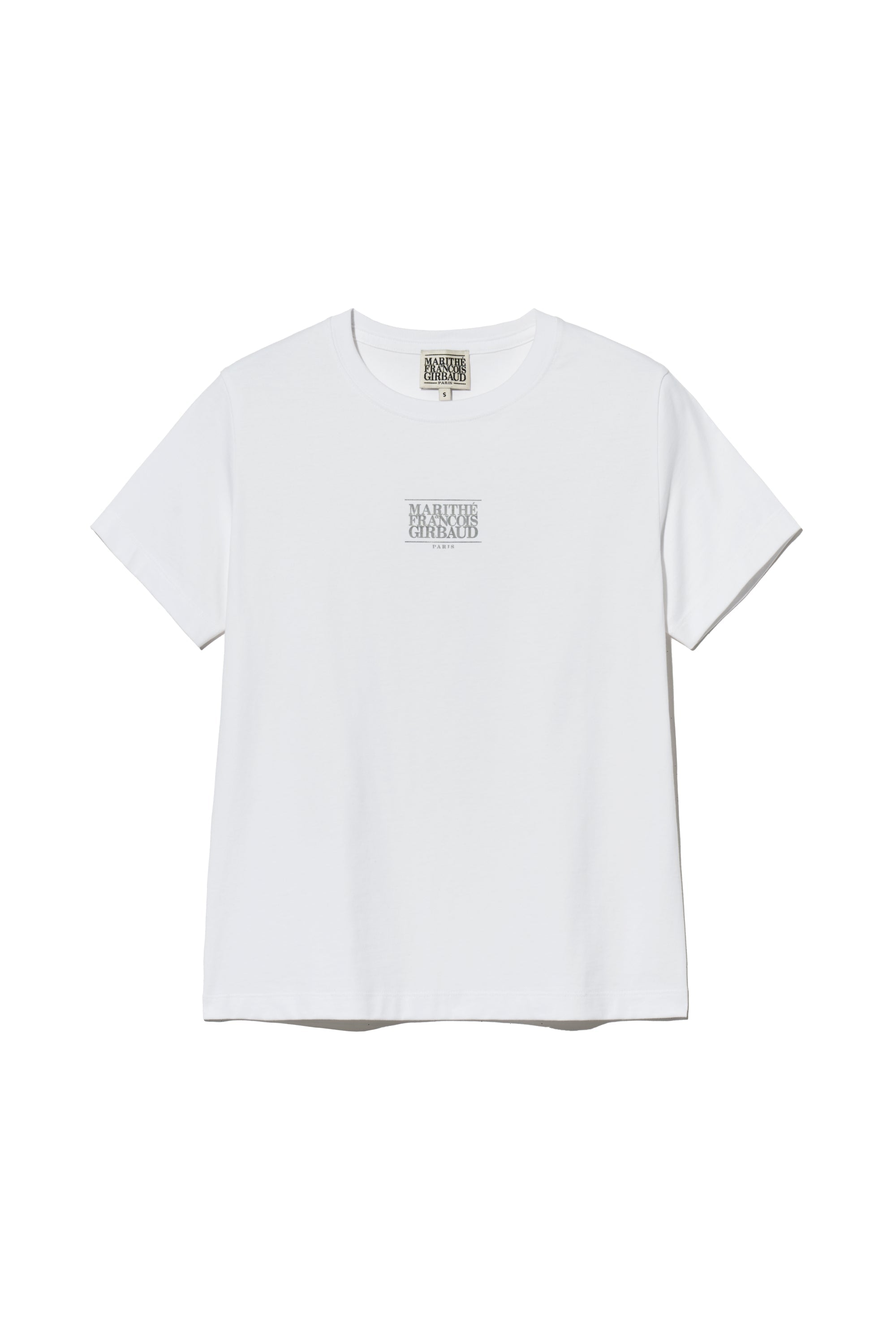 W Small Classic Logo Tee White