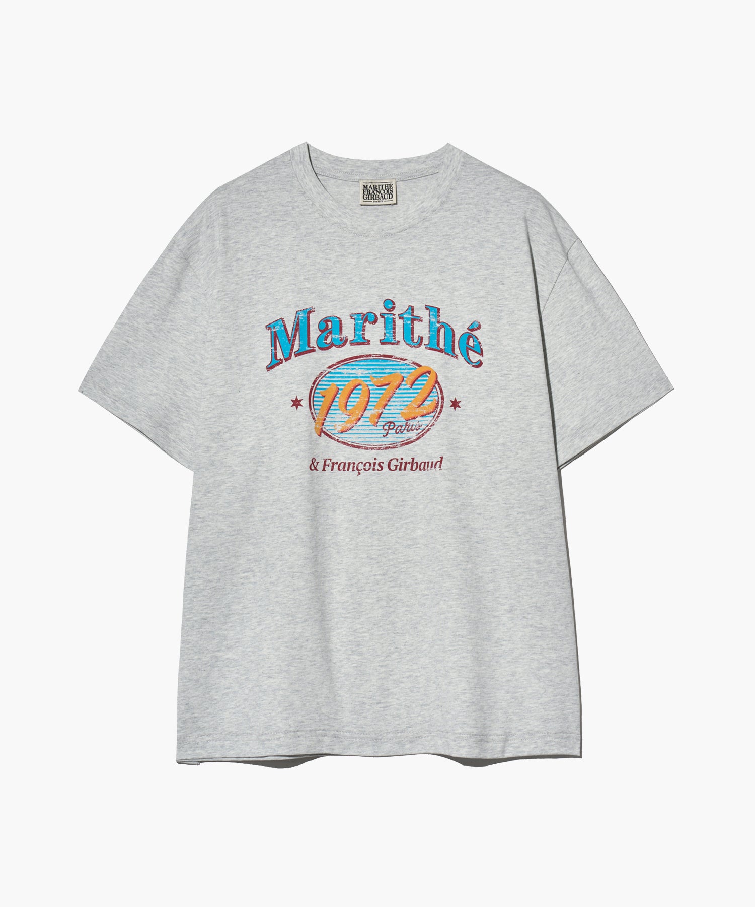 W Over Ellipse Graphic Tee Light Heather Gray