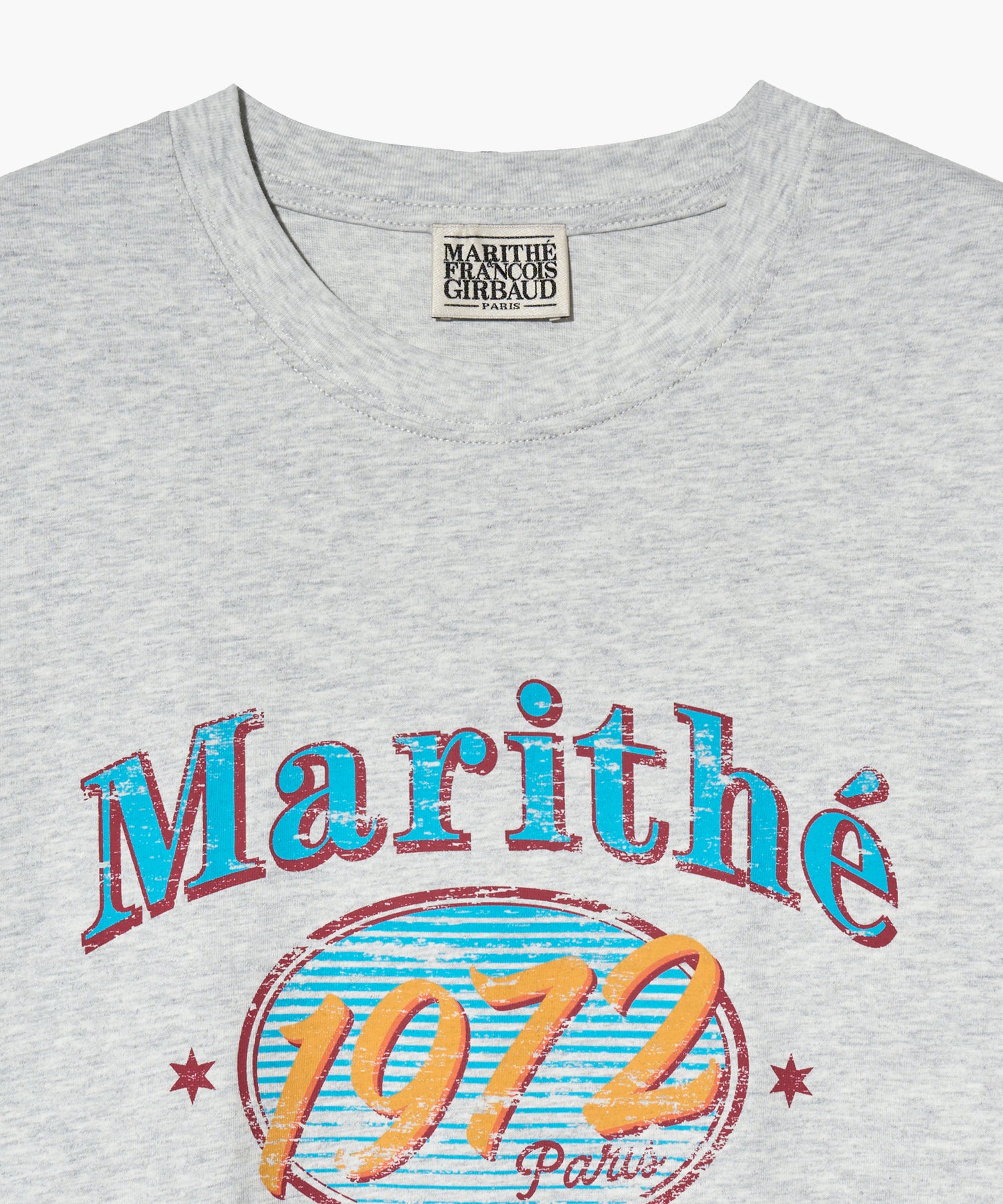 W Over Ellipse Graphic Tee Light Heather Gray