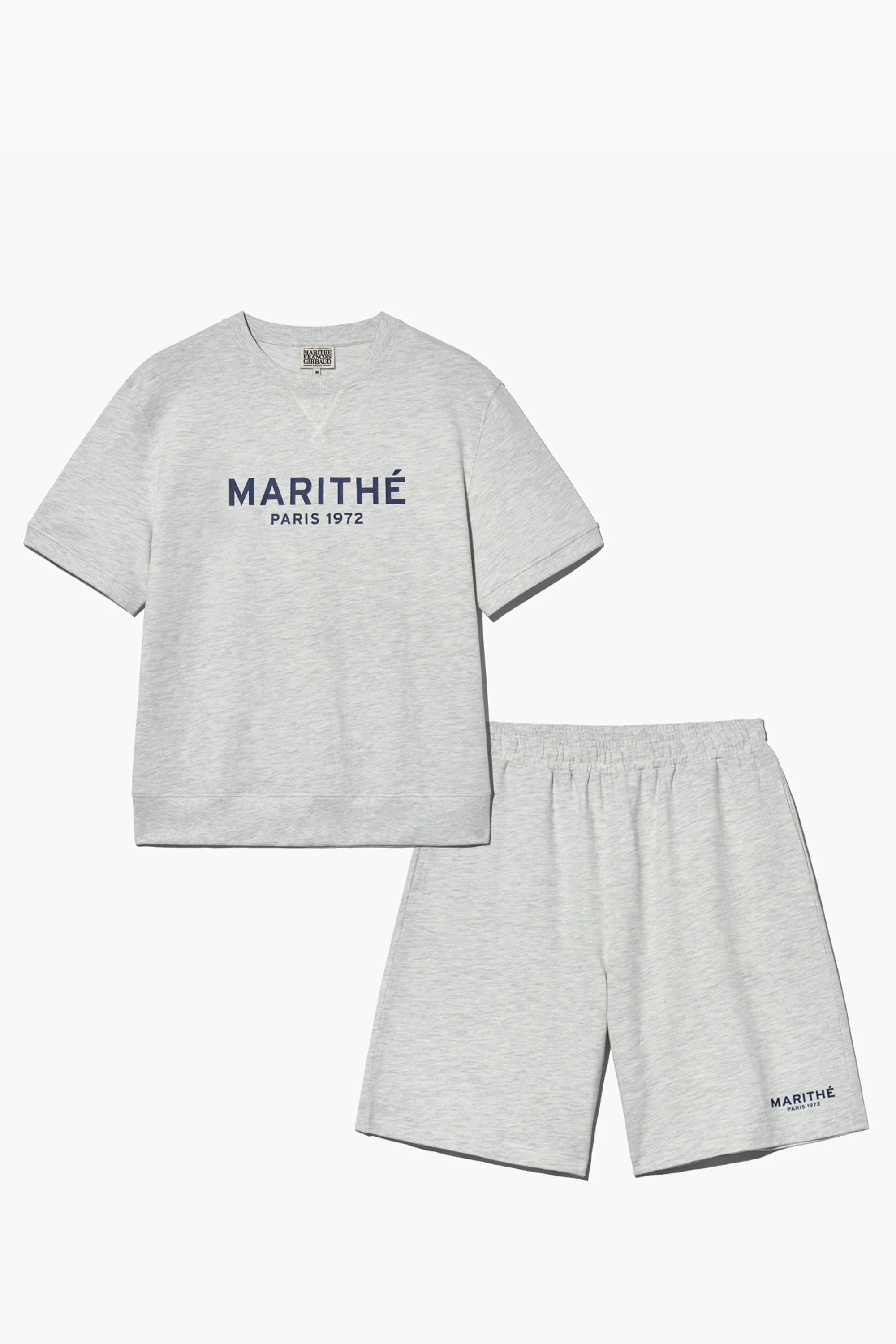 Regular Logo Terry Half Set-Up Light Heather Gray