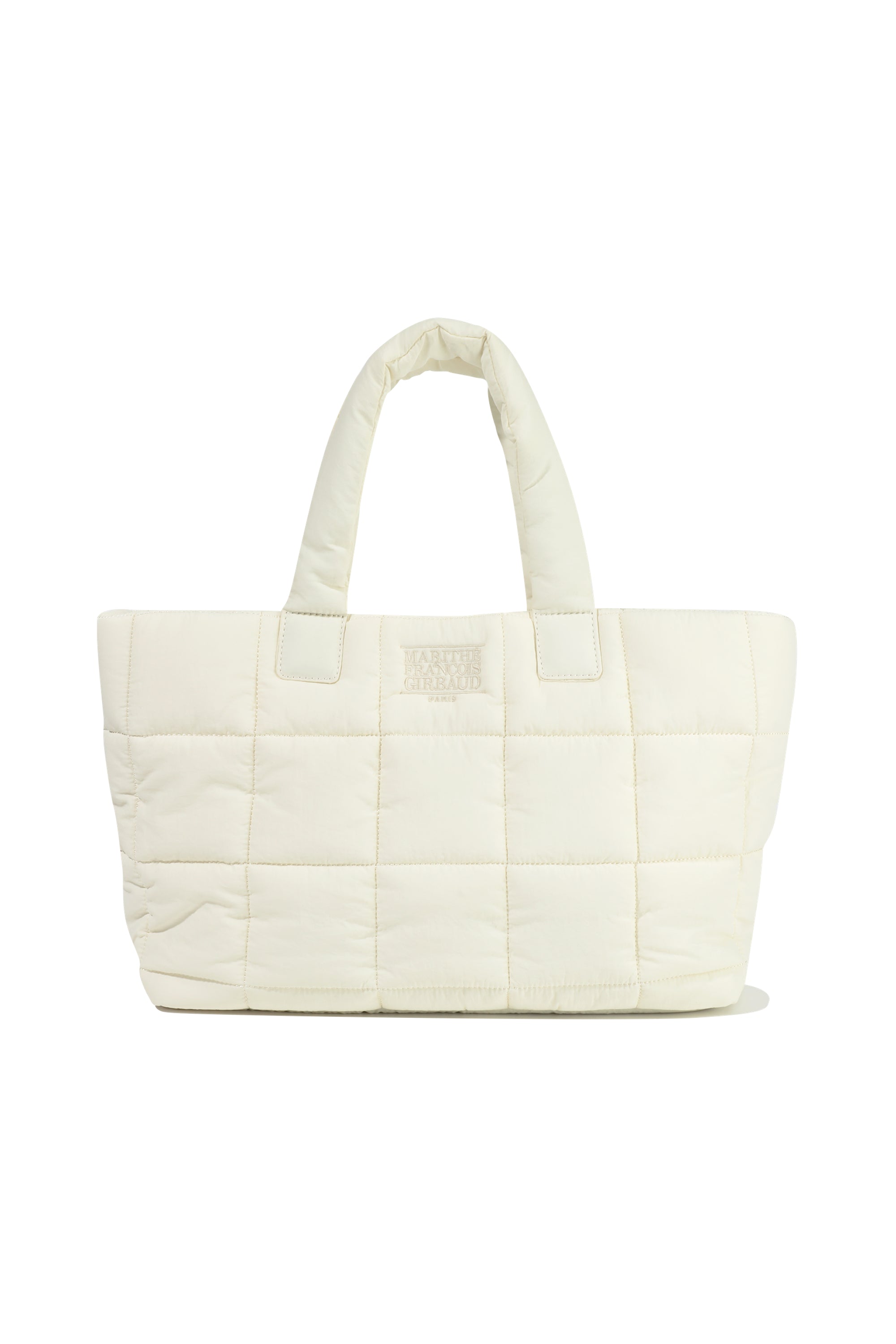 Classic Logo Padding Tote Bag Ivory