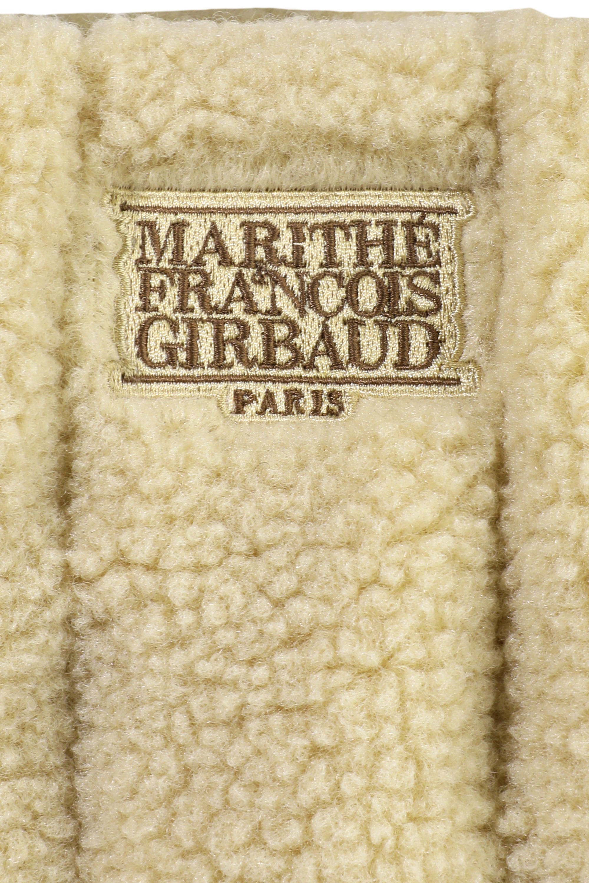 Classic Logo Boucle Padding Bag Beige