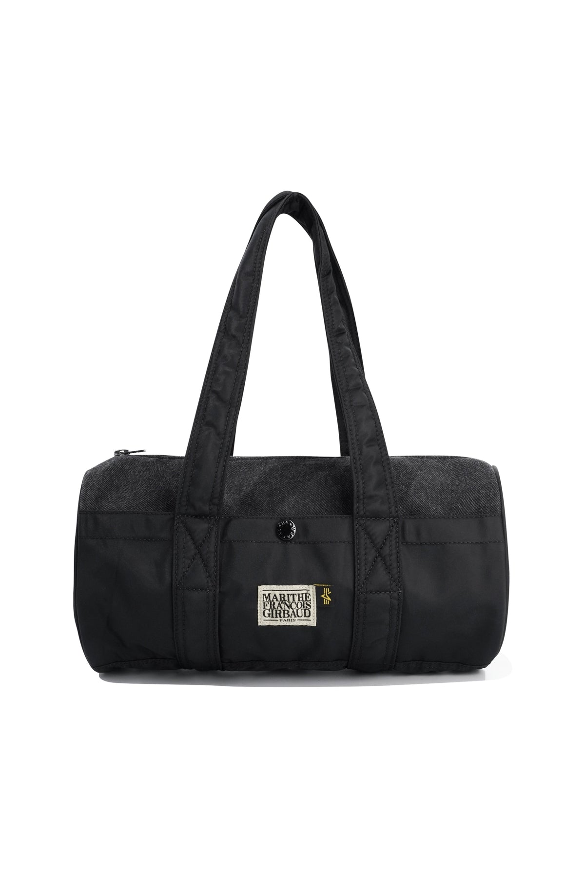 Marithe X Alpha Industries Classic Logo Nylon Duffle Bag Black