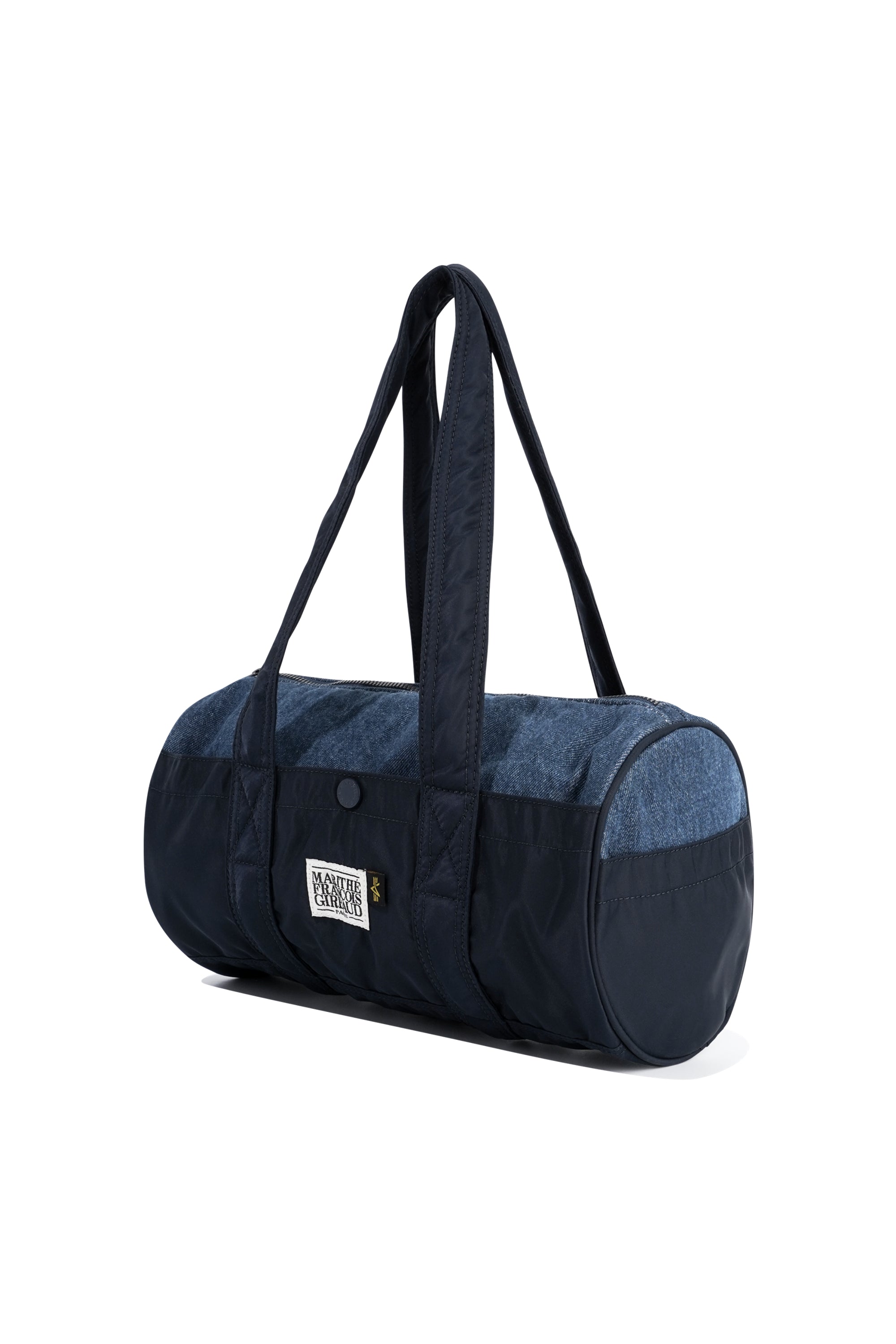 Marithe X Alpha Industries Classic Logo Nylon Duffle Bag Navy