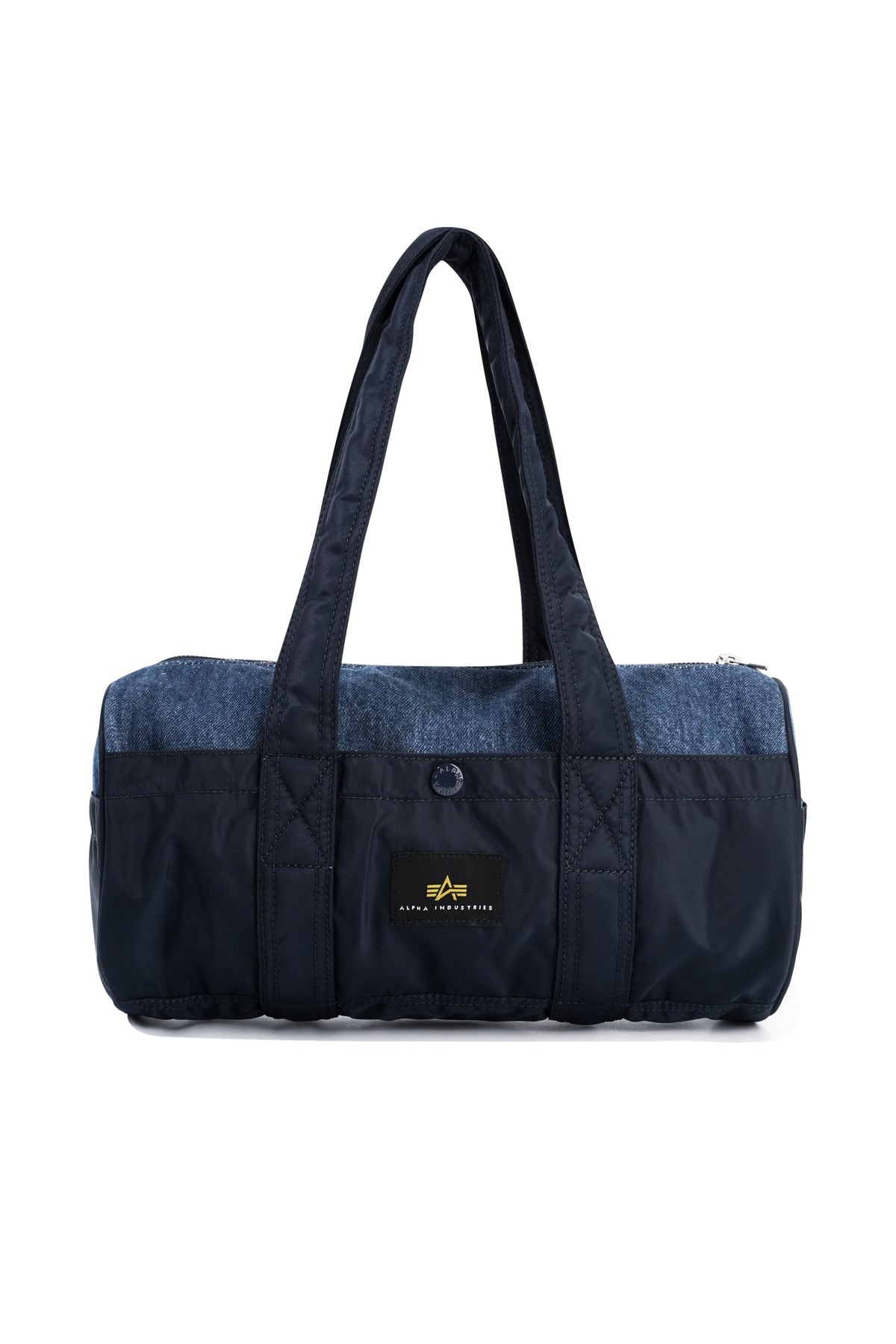 Marithe X Alpha Industries Classic Logo Nylon Duffle Bag Navy