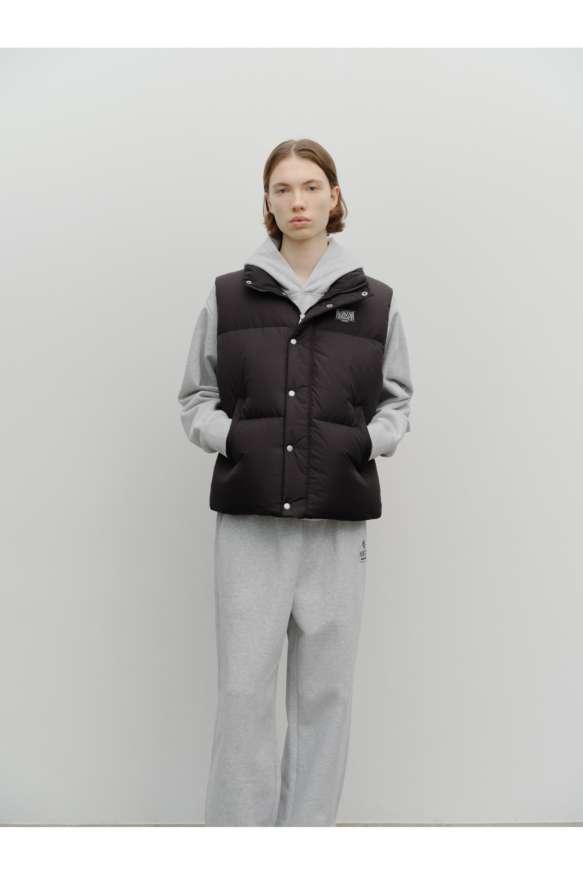 Classic Logo Down Vest Black
