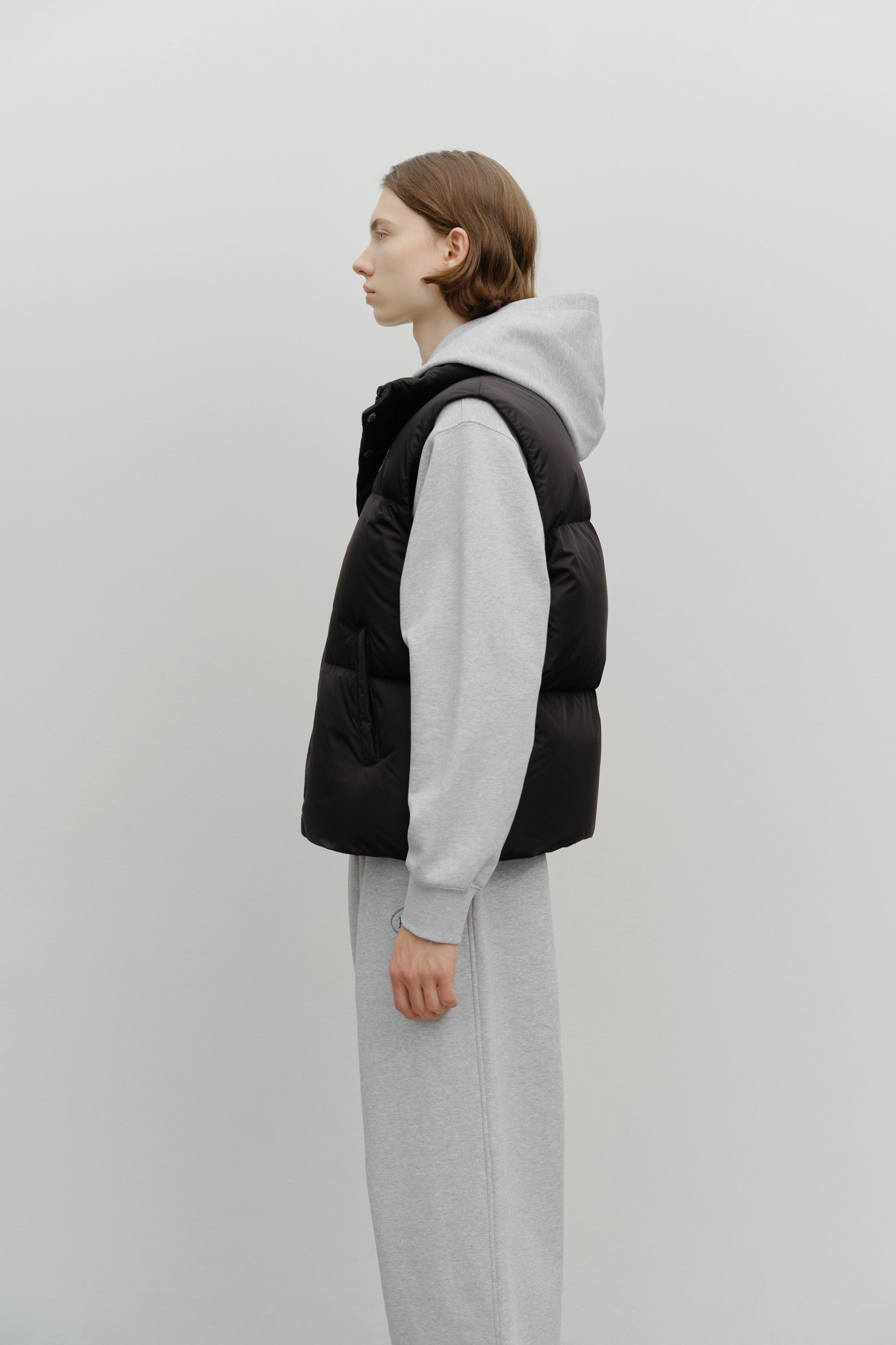Classic Logo Down Vest Black