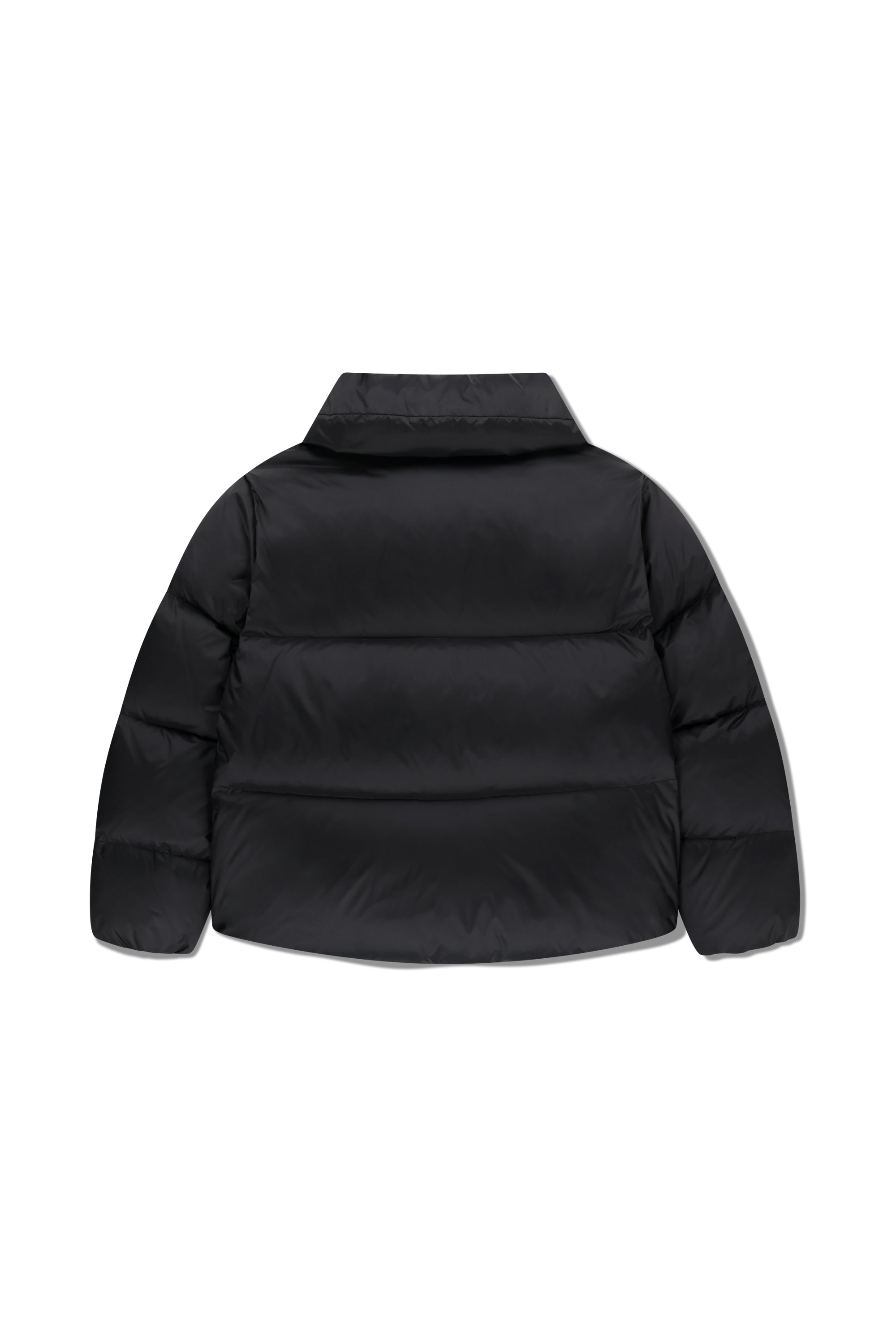 W Wide Collar Down Jacket Black