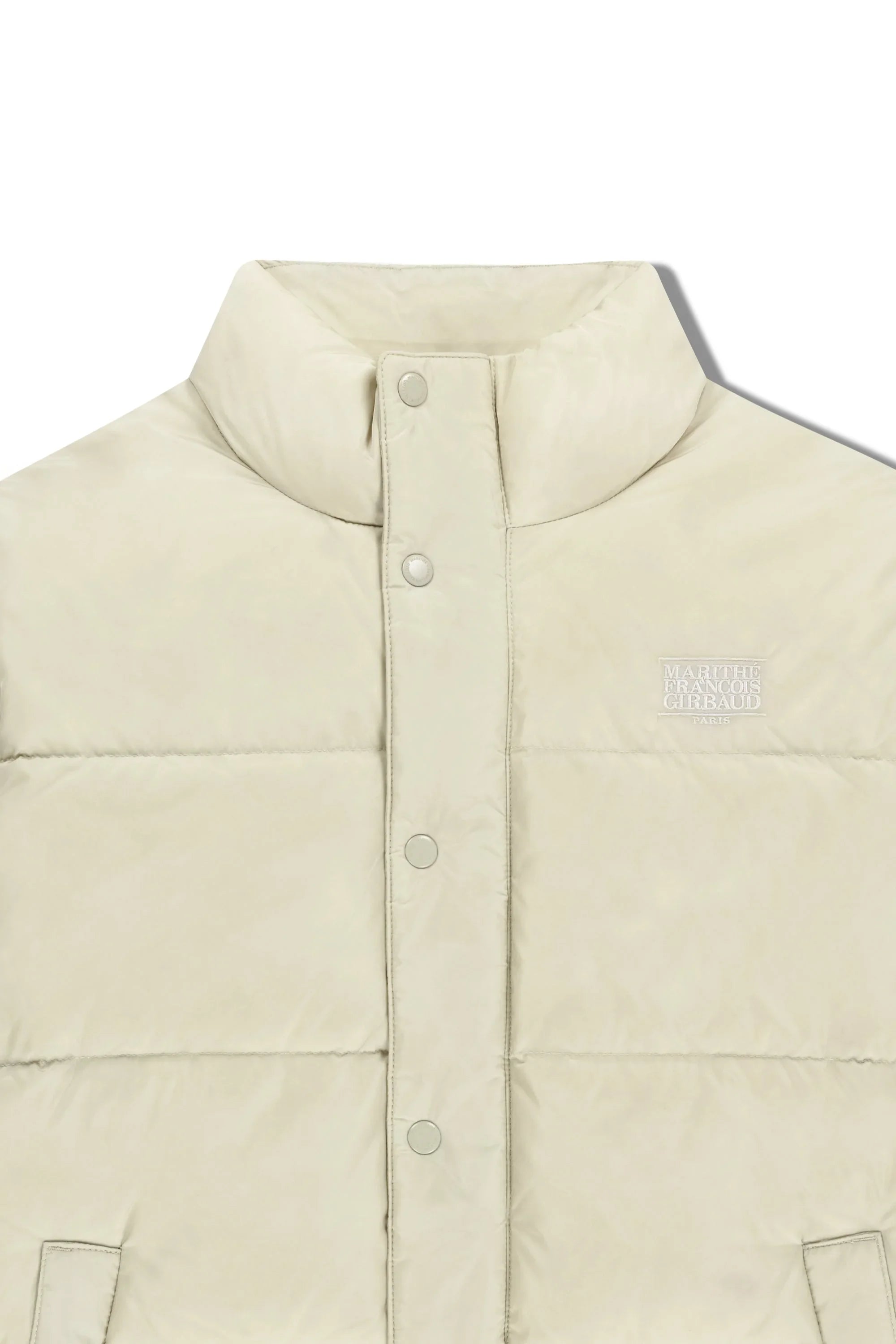Classic Logo Down Jacket Light Beige