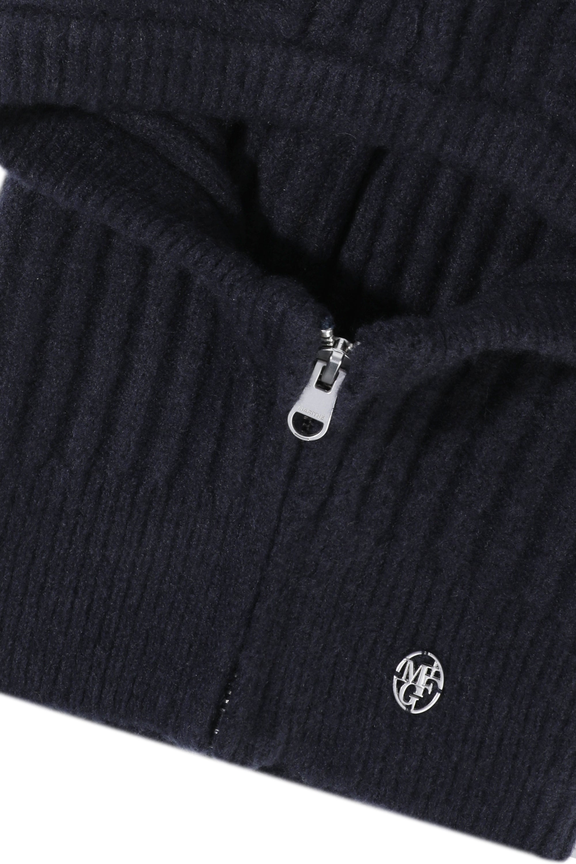 Classic Logo Zip Up Balaclava Navy