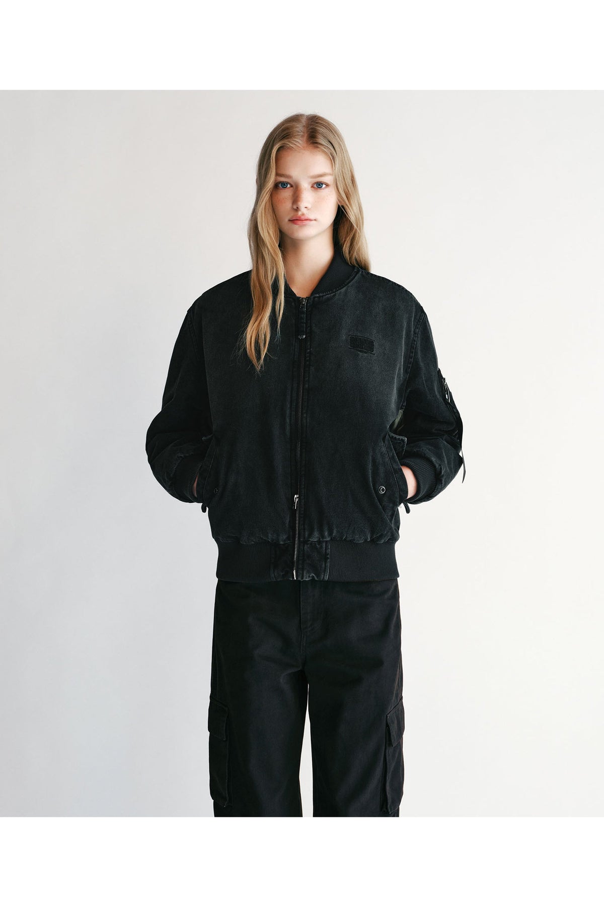 Marithe X Alpha Industries Ma-1 Jumper Black
