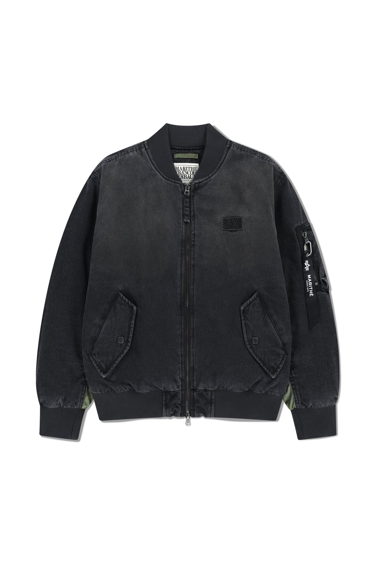 Marithe X Alpha Industries Ma-1 Jumper Black