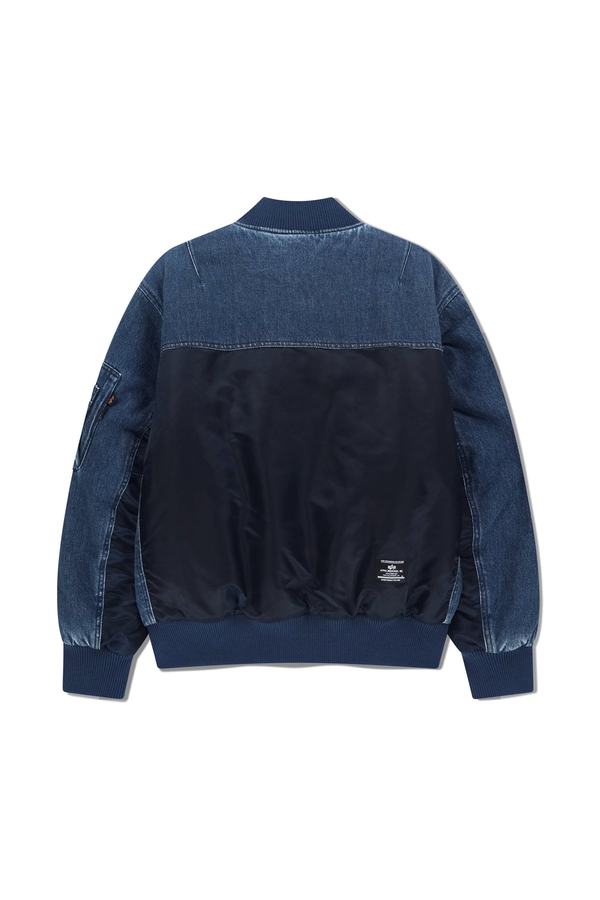 Marithe X Alpha Industries Ma-1 Jumper Blue
