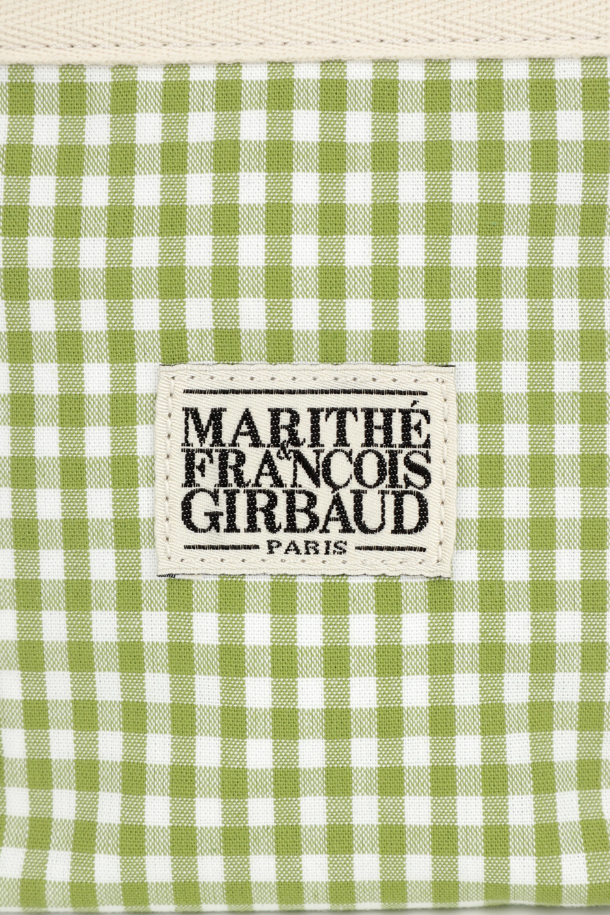 Classic Logo Check Pouch Light Green