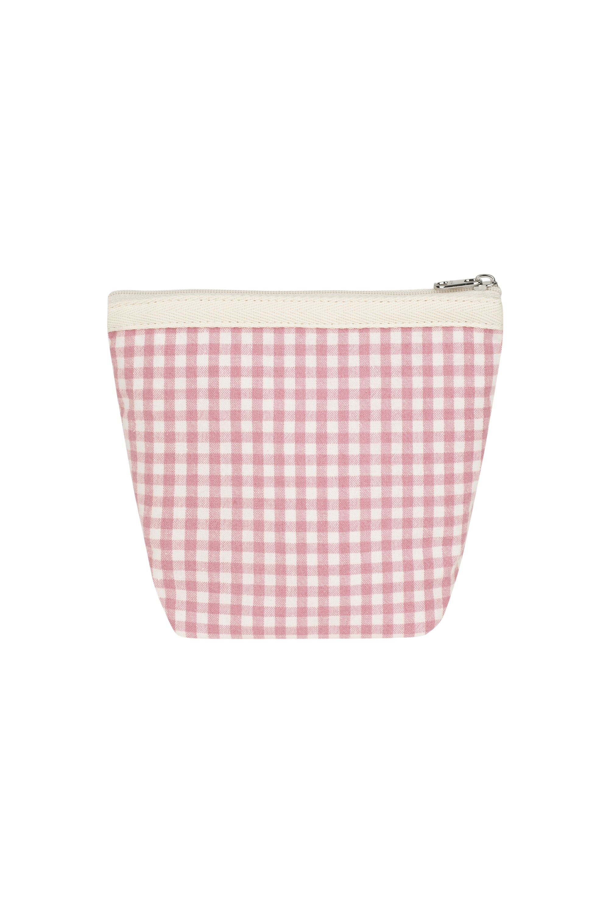 Classic Logo Check Pouch Pink