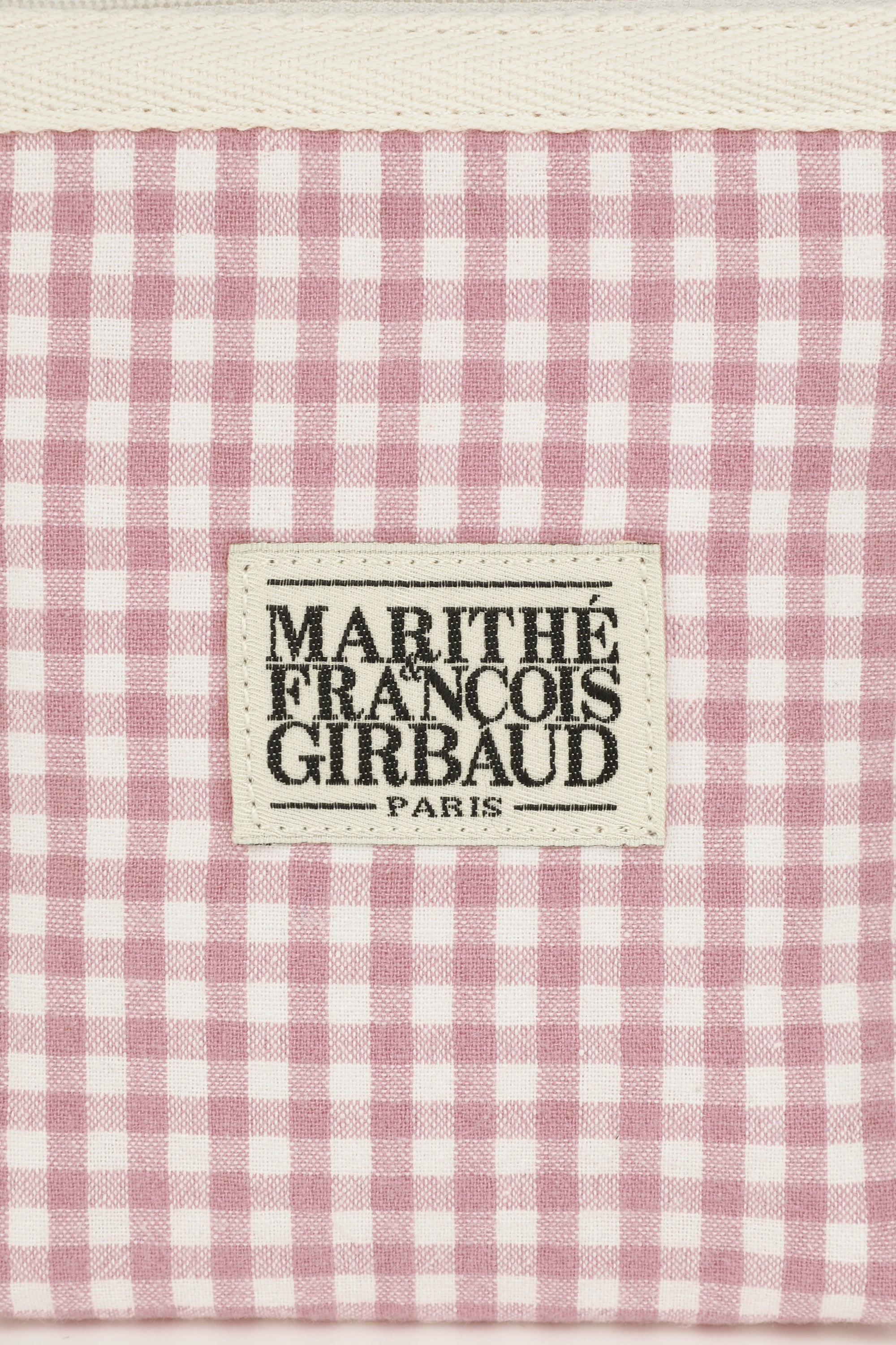 Classic Logo Check Pouch Pink