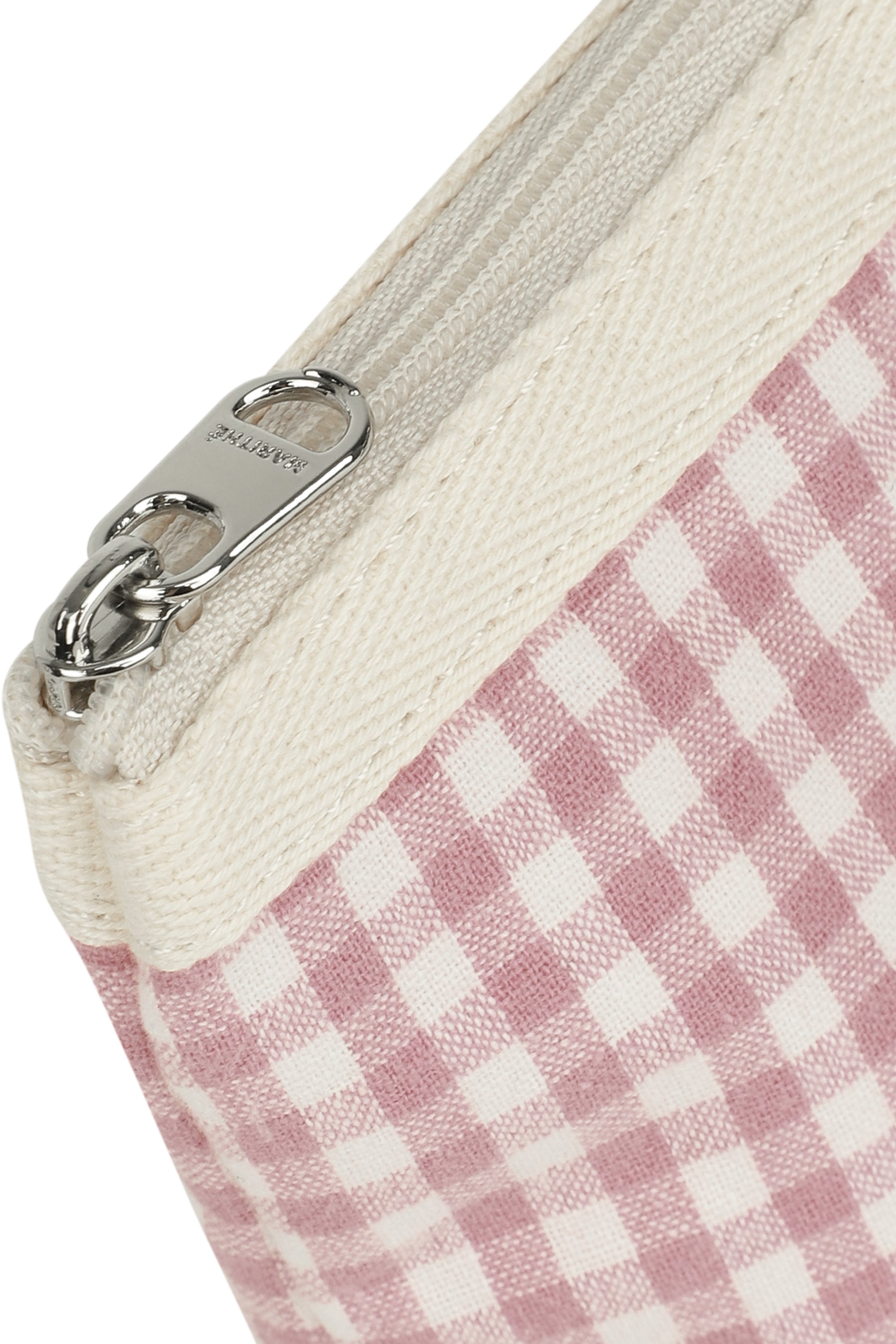 Classic Logo Check Pouch Pink