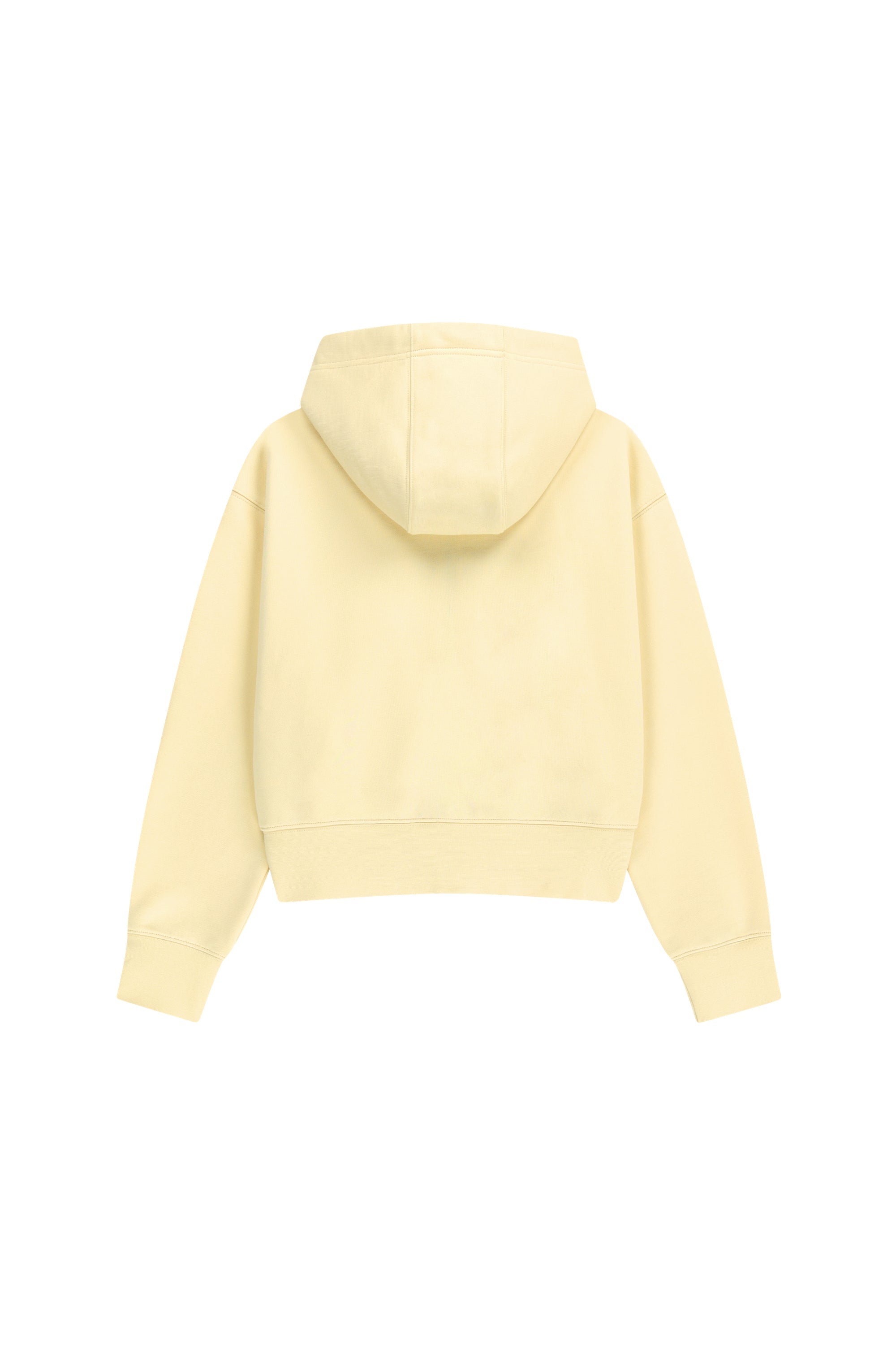 W Classic Logo Crop Hoodie Zipup Butter