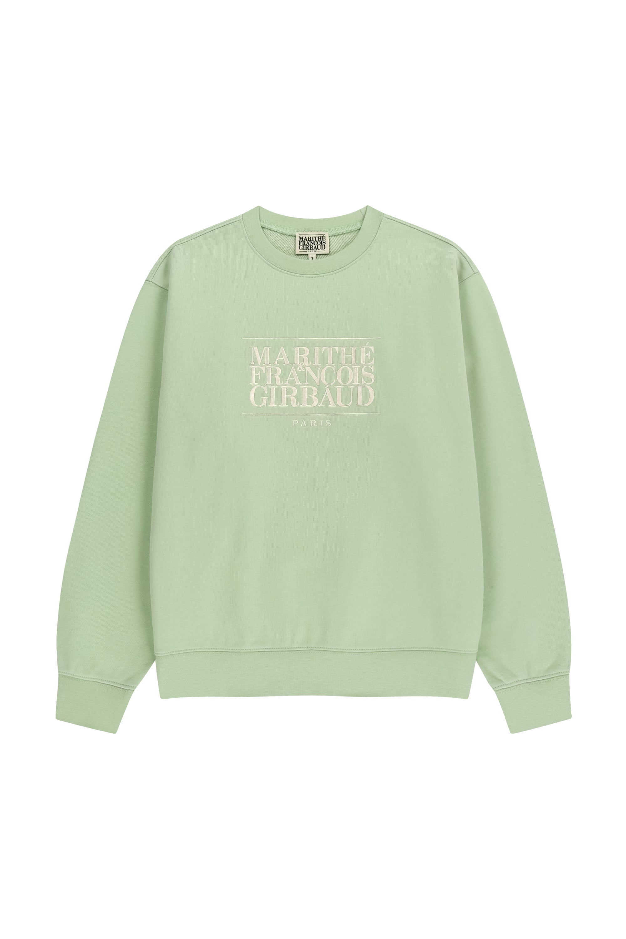 Classic Logo Embroidery Sweatshirt Light Green