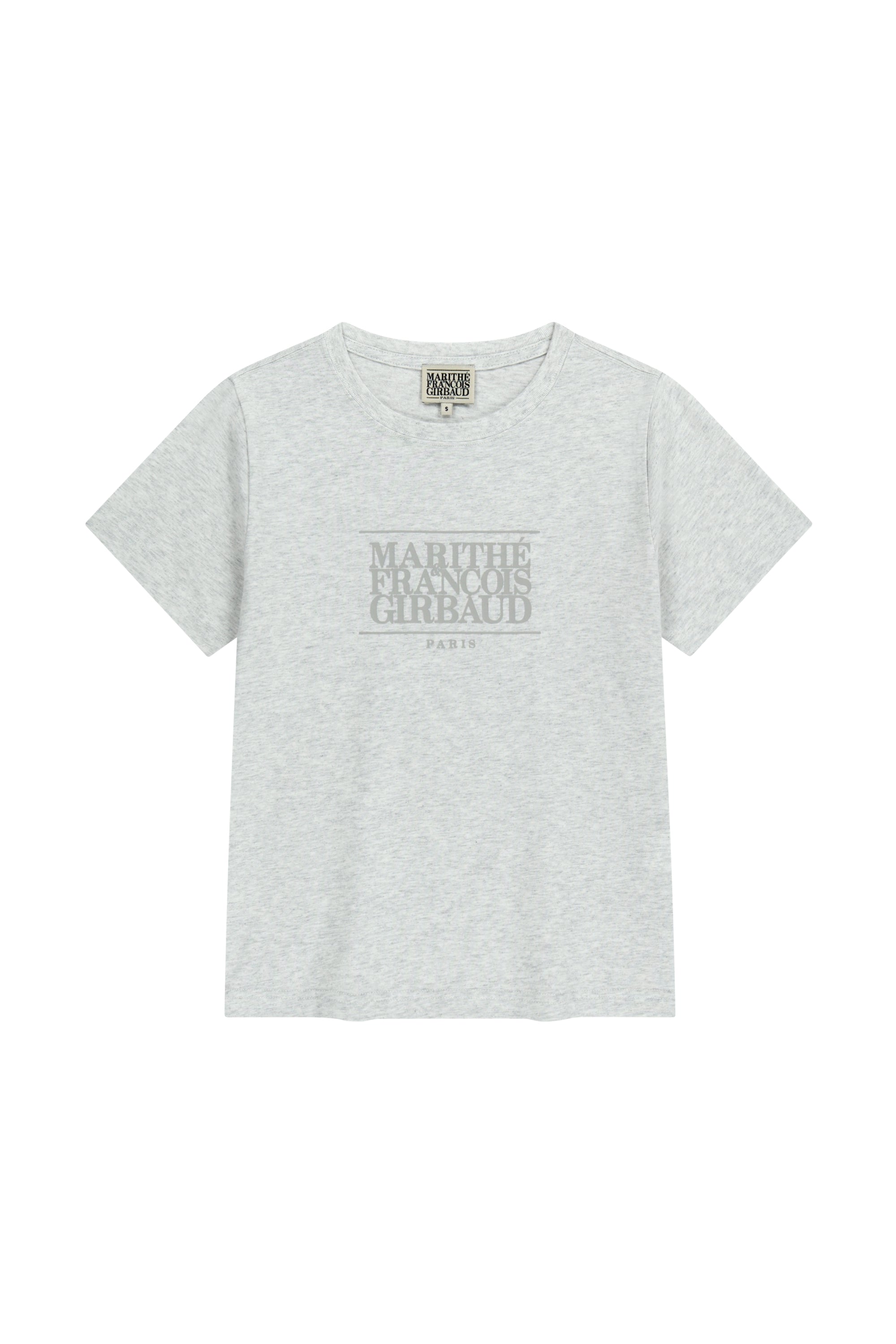 W Classic Logo Tee Light Heather Gray
