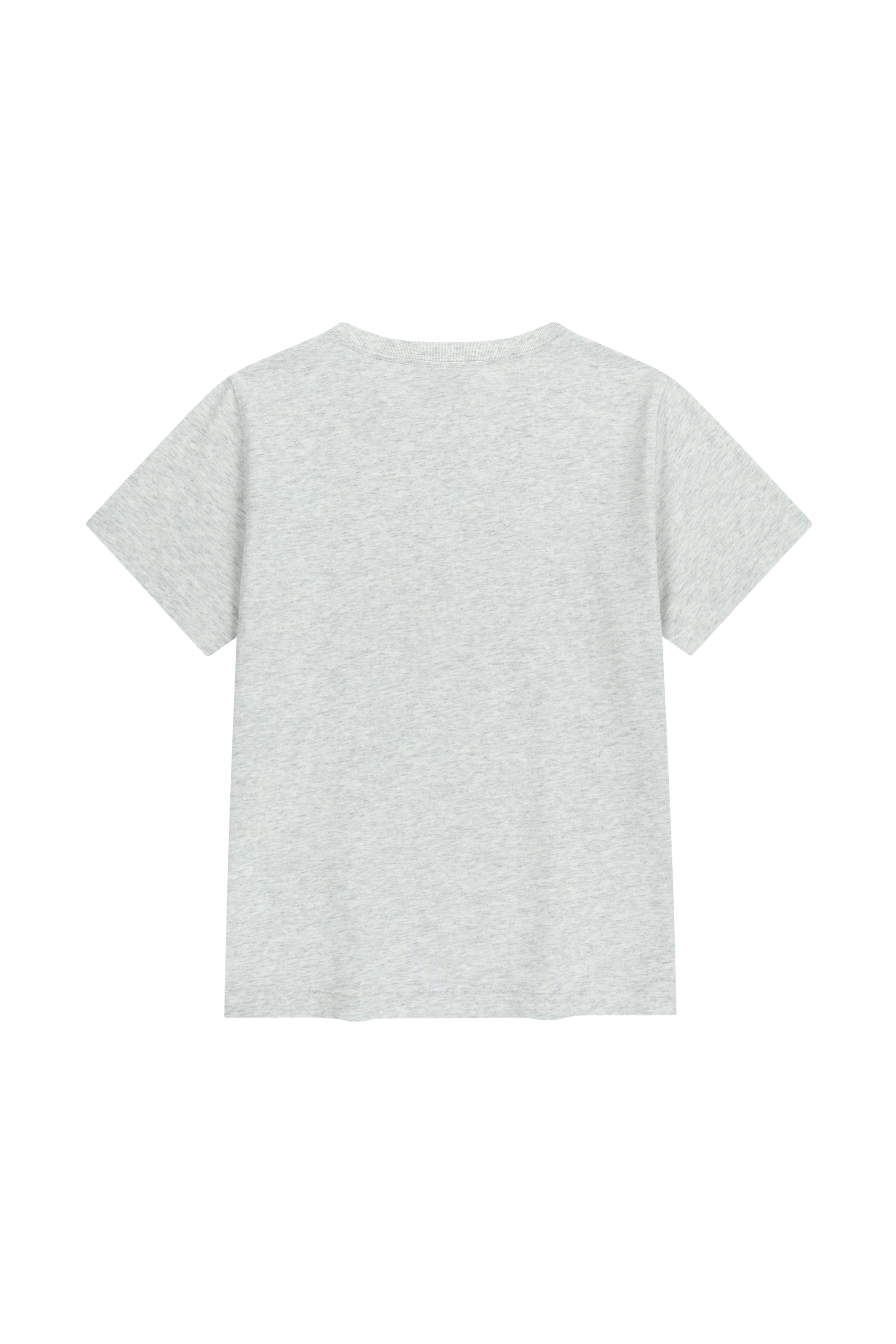 W Classic Logo Tee Light Heather Gray