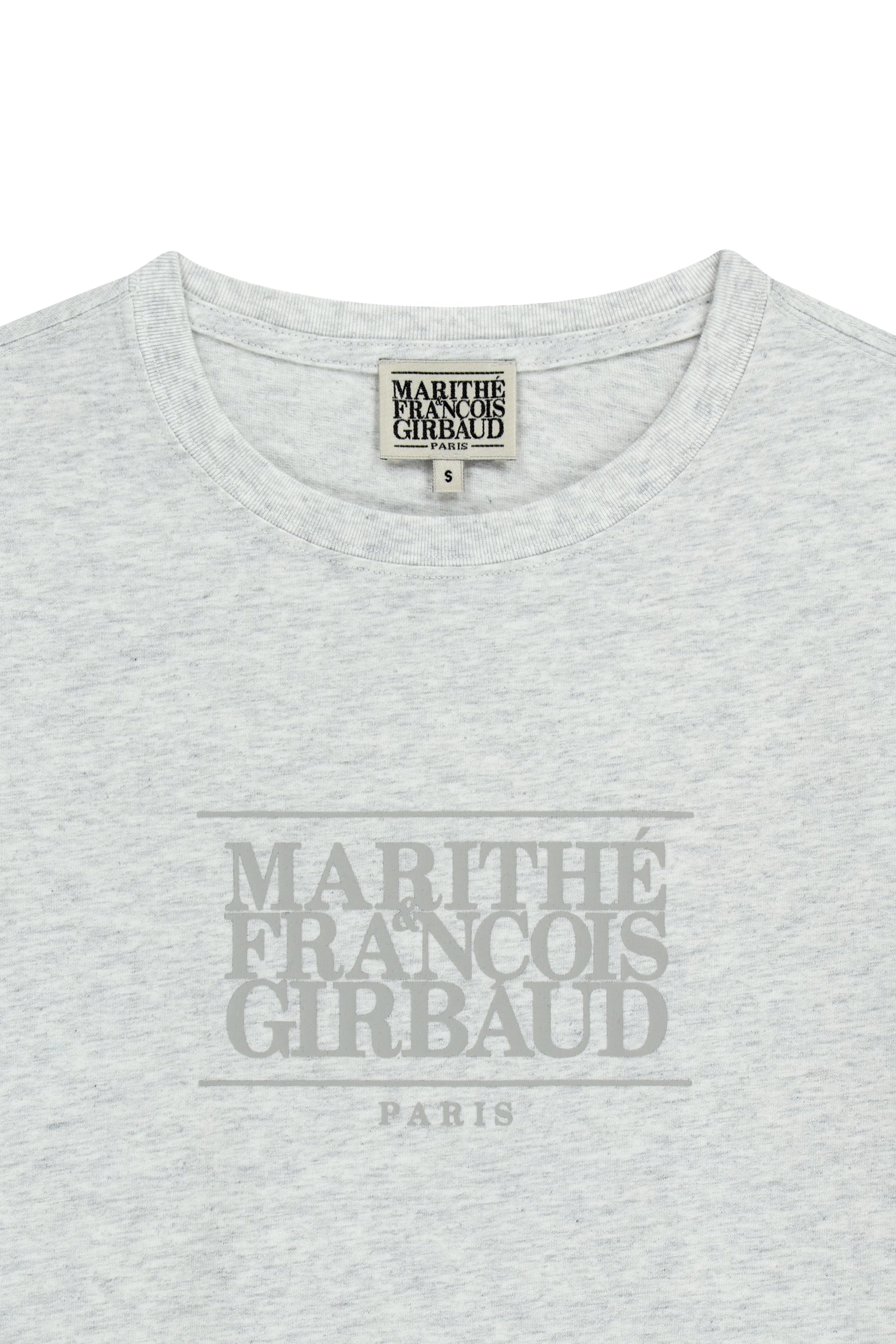 W Classic Logo Tee Light Heather Gray