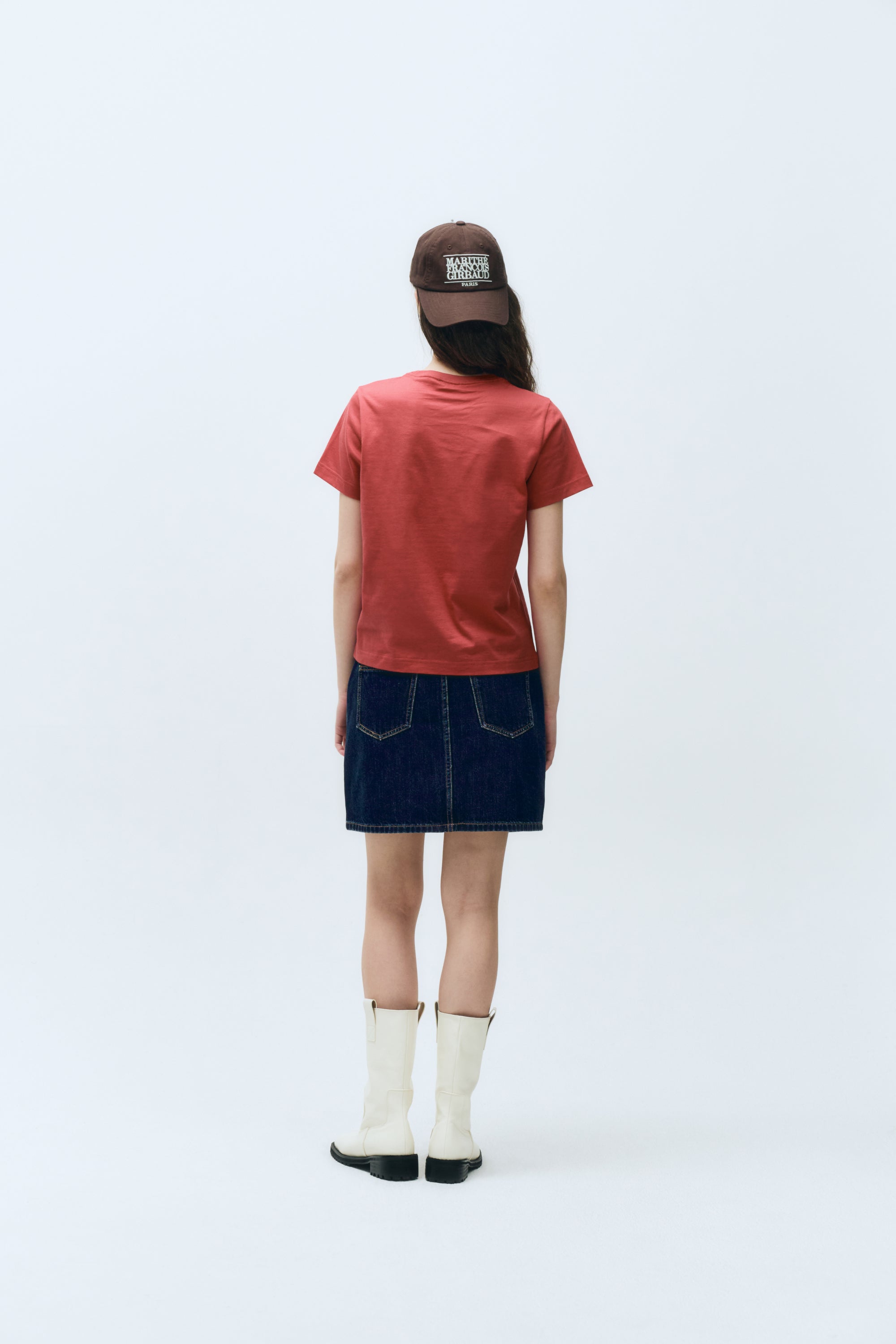 W Classic Logo Tee Red