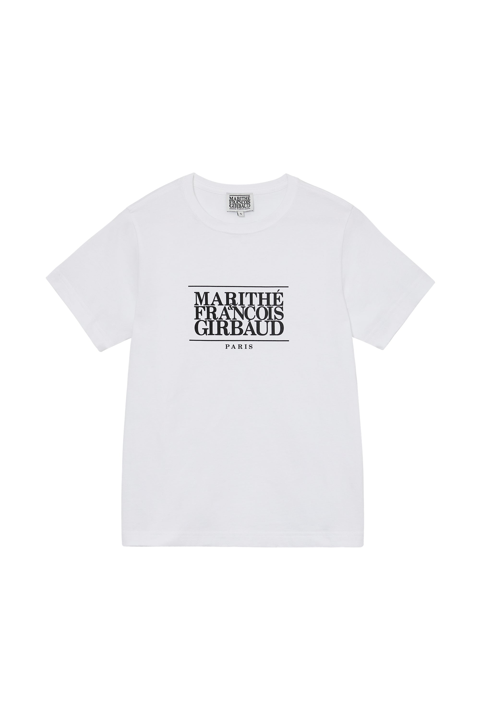 W Classic Logo Tee White