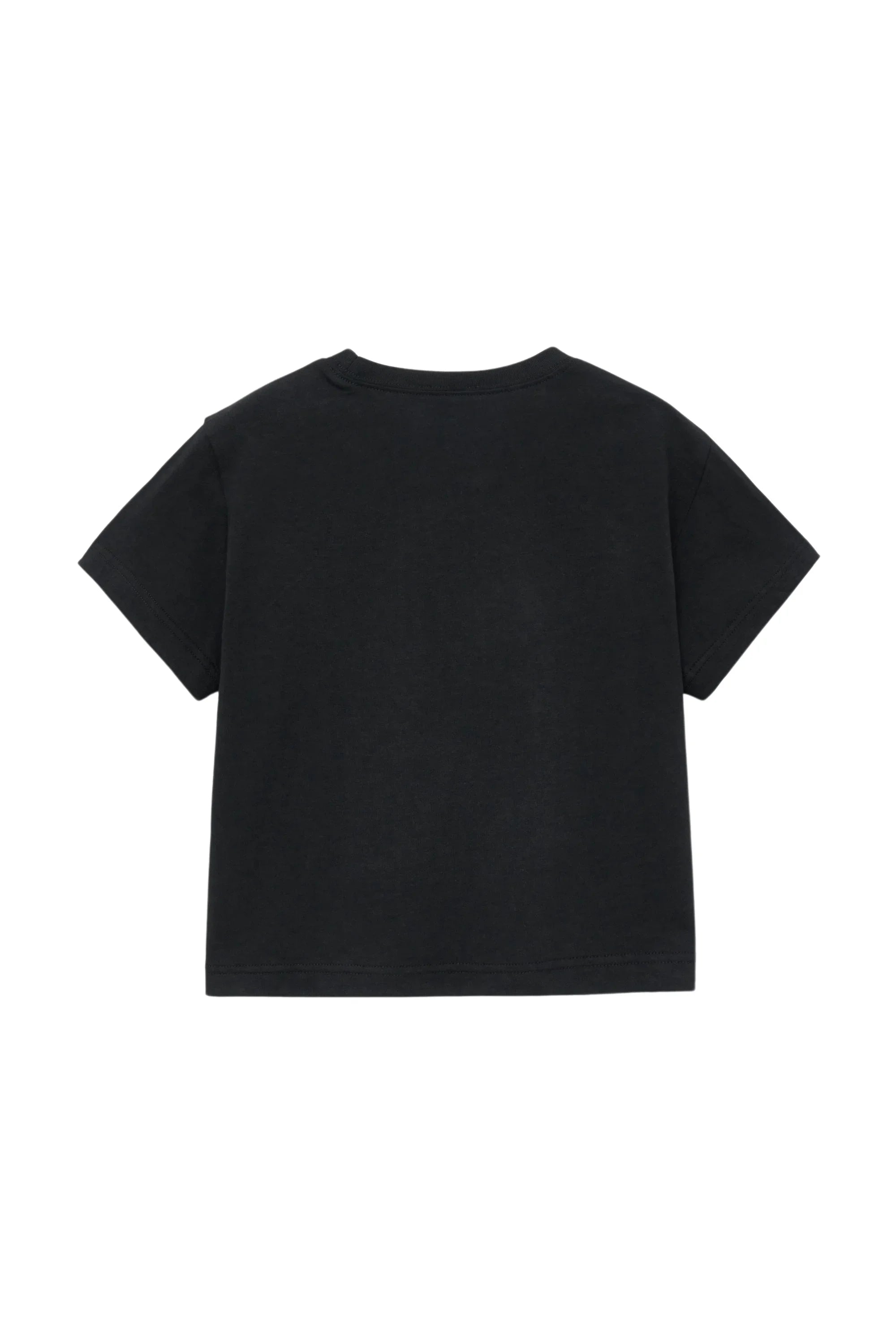 W Classic Logo Crop Tee Black