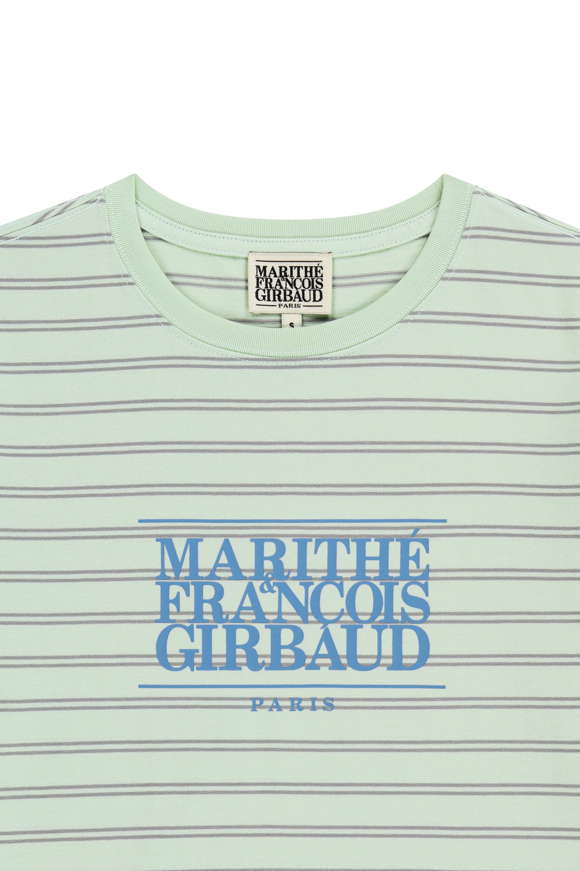 W Classic Logo Crop Tee Light Mint