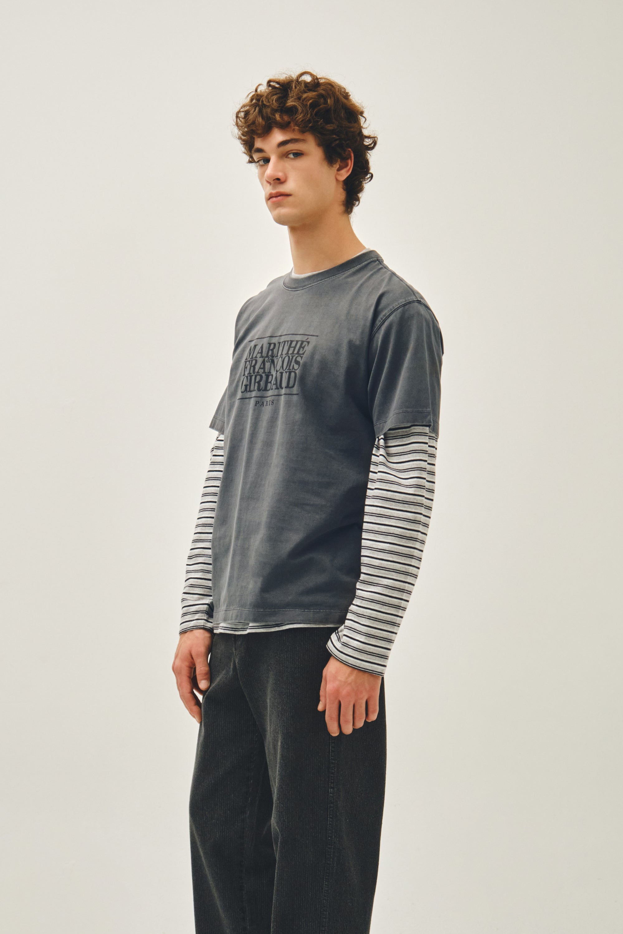 Classic Logo Tee Charcoal